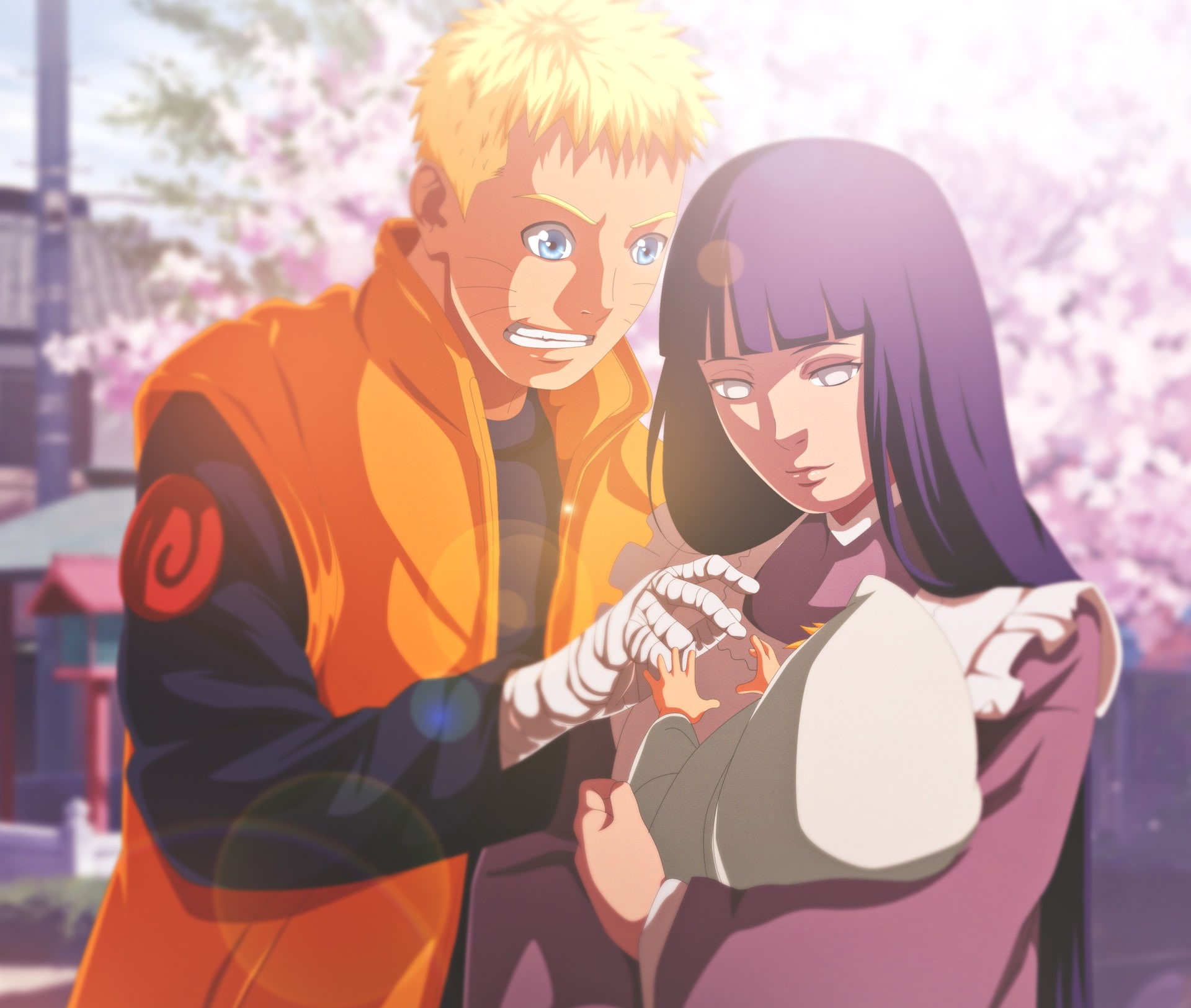 1080P, Boruto, Naruto Uzumaki, Hinata Hyūga, Boruto Uzumaki, Anime, HD Wallpaper