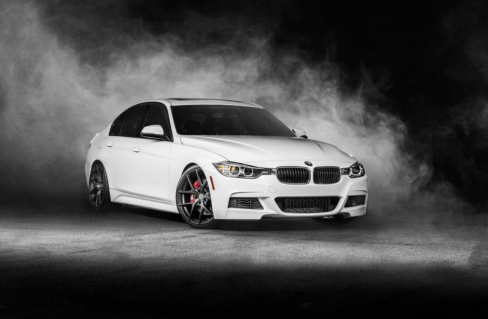 bmw, Vorsteiner, f, 3 series, F30, front, 1080P, white, HD Wallpaper