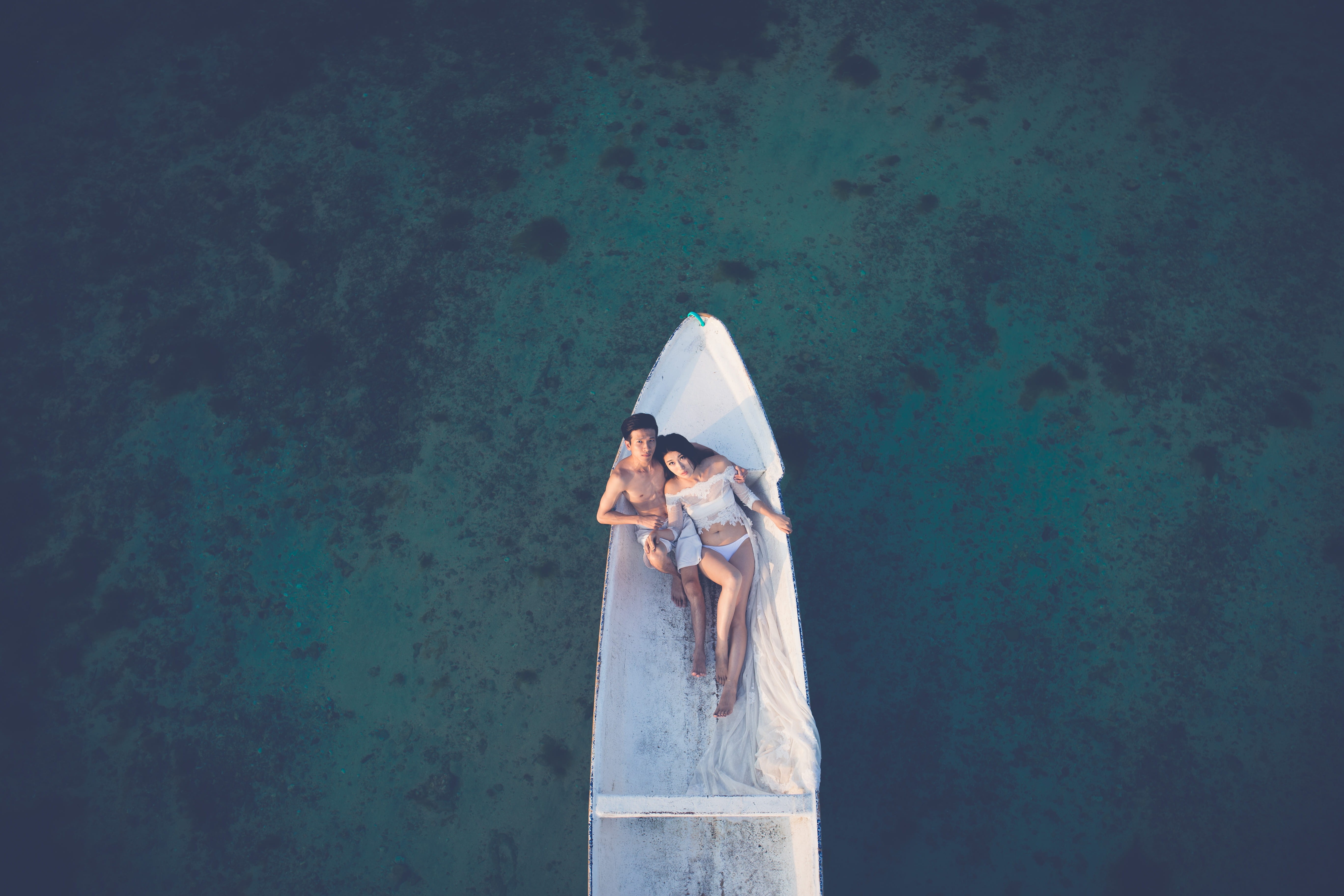 real people, people, ocean, outdoors, architecture, women, white, riding, 5K, nature, boat, sea, aerial, horror, hat, water, transportation, clothing, HD Wallpaper