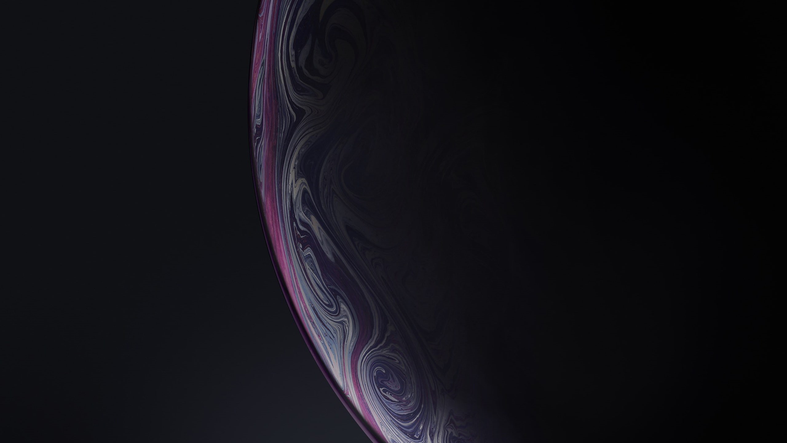 iphone xs, dark, iOS, shapes, 2K, artwork, ios 12, HD Wallpaper