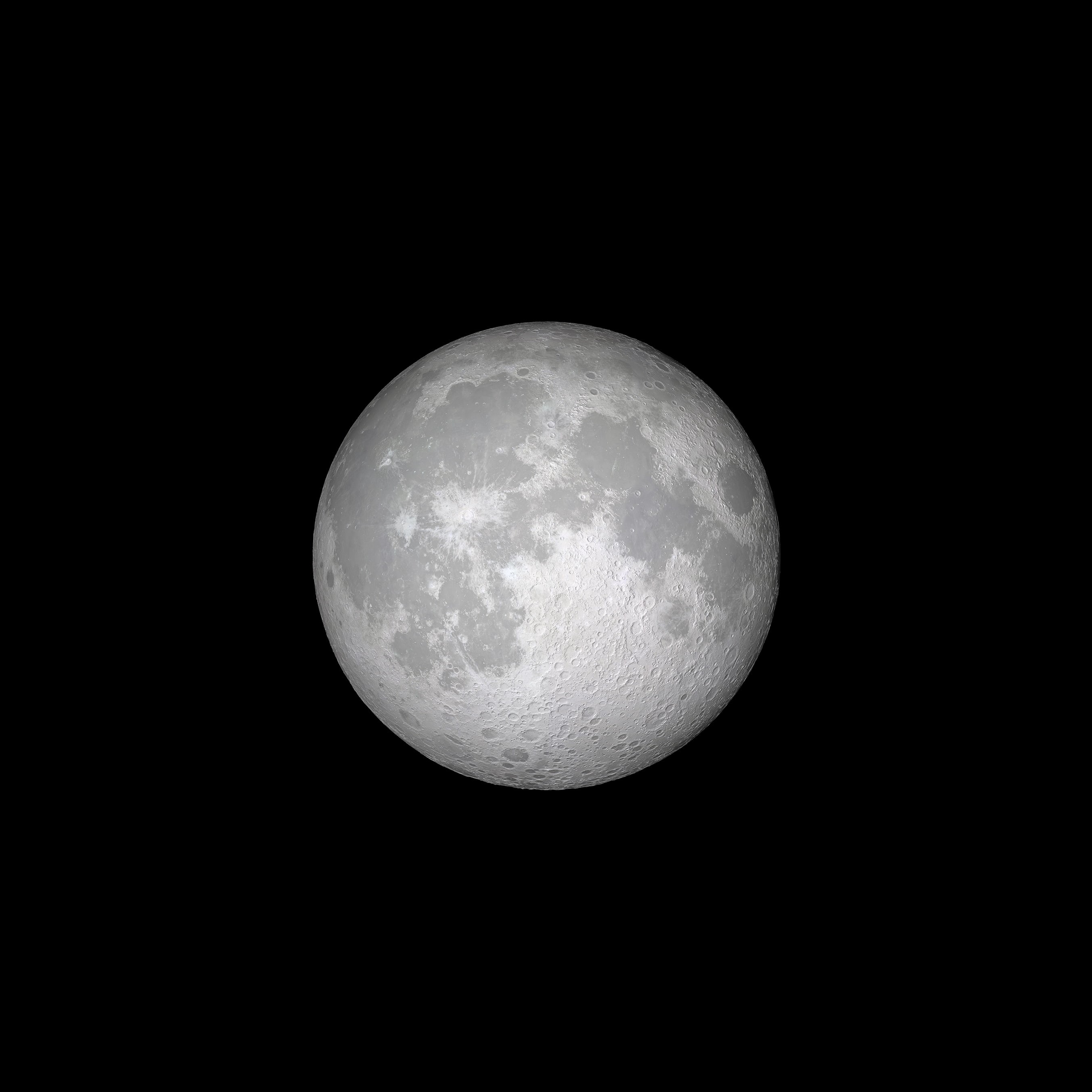 iPhone 8, 2K, iOS 11, Moon, Stock, iPhone X, Phone HD Wallpaper