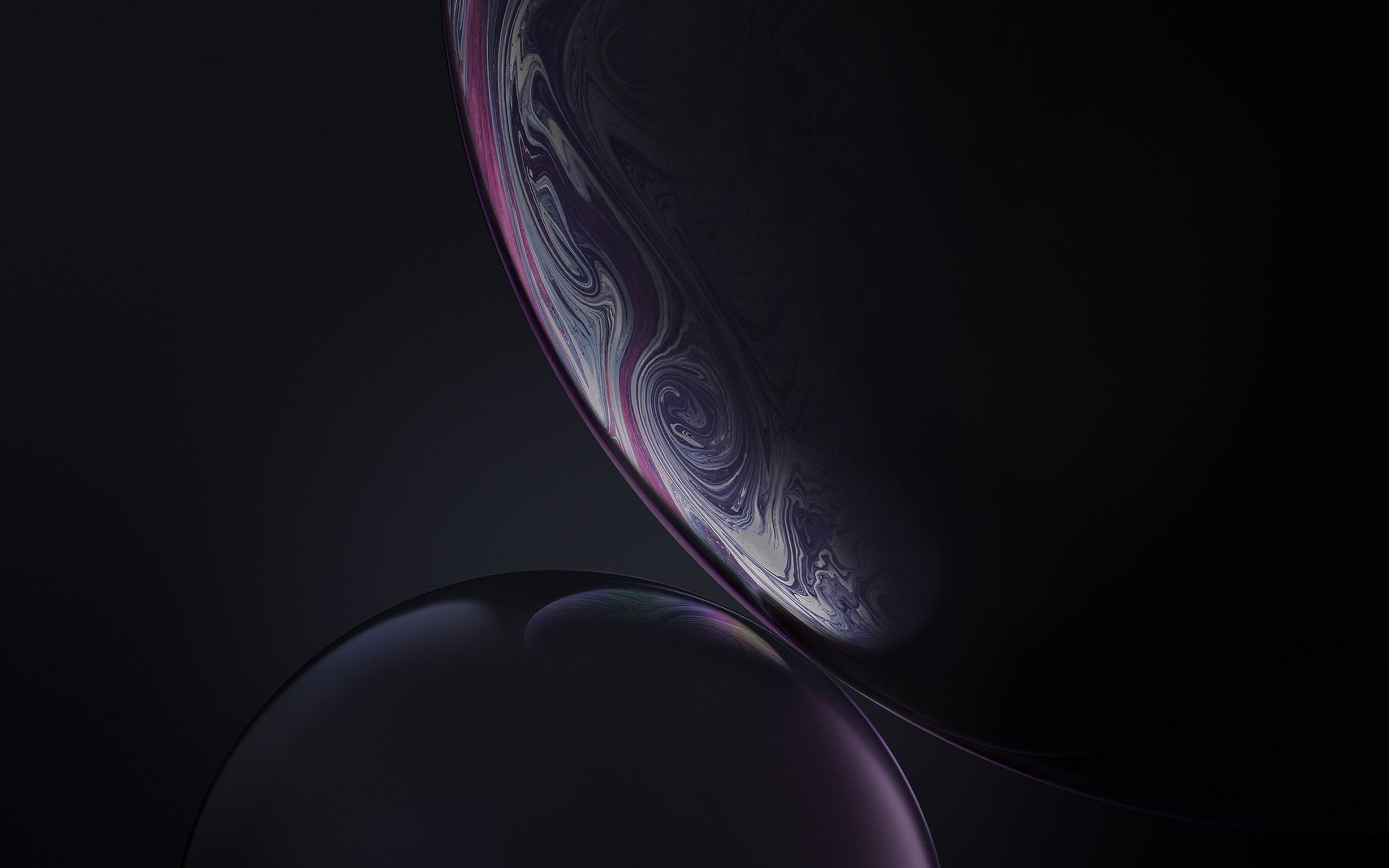 motion, close-up, dark, black background, iphone, official, apple, art, xs, abstract, nature, creativity, art and craft, water, 4K, shape, science, smoke - physical structure, HD Wallpaper