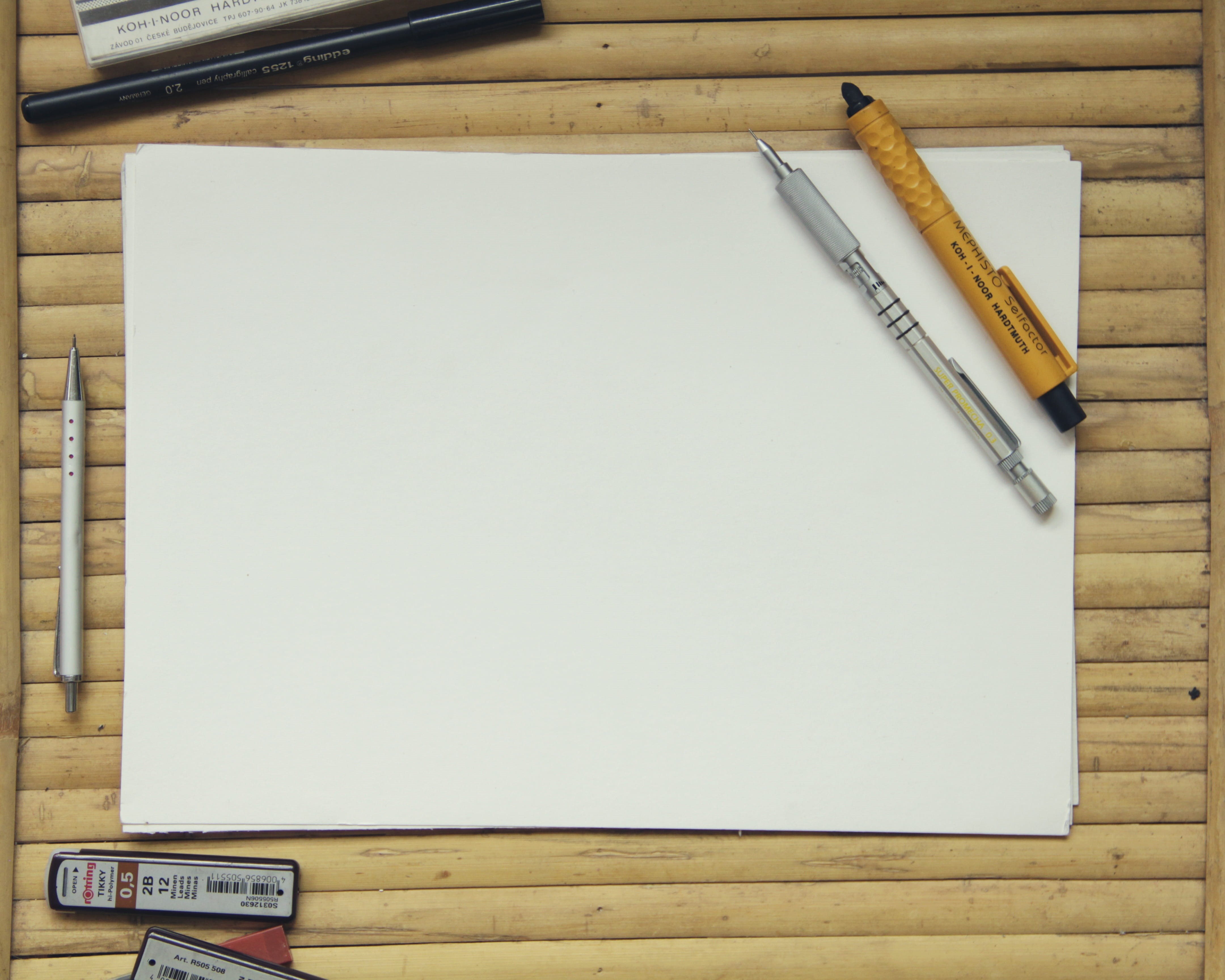 white color, equipment, work, business, message, sketching, 4K, education, old-fashioned, surface, white, no people, table, book, drawing, pencil, artistic, HD Wallpaper