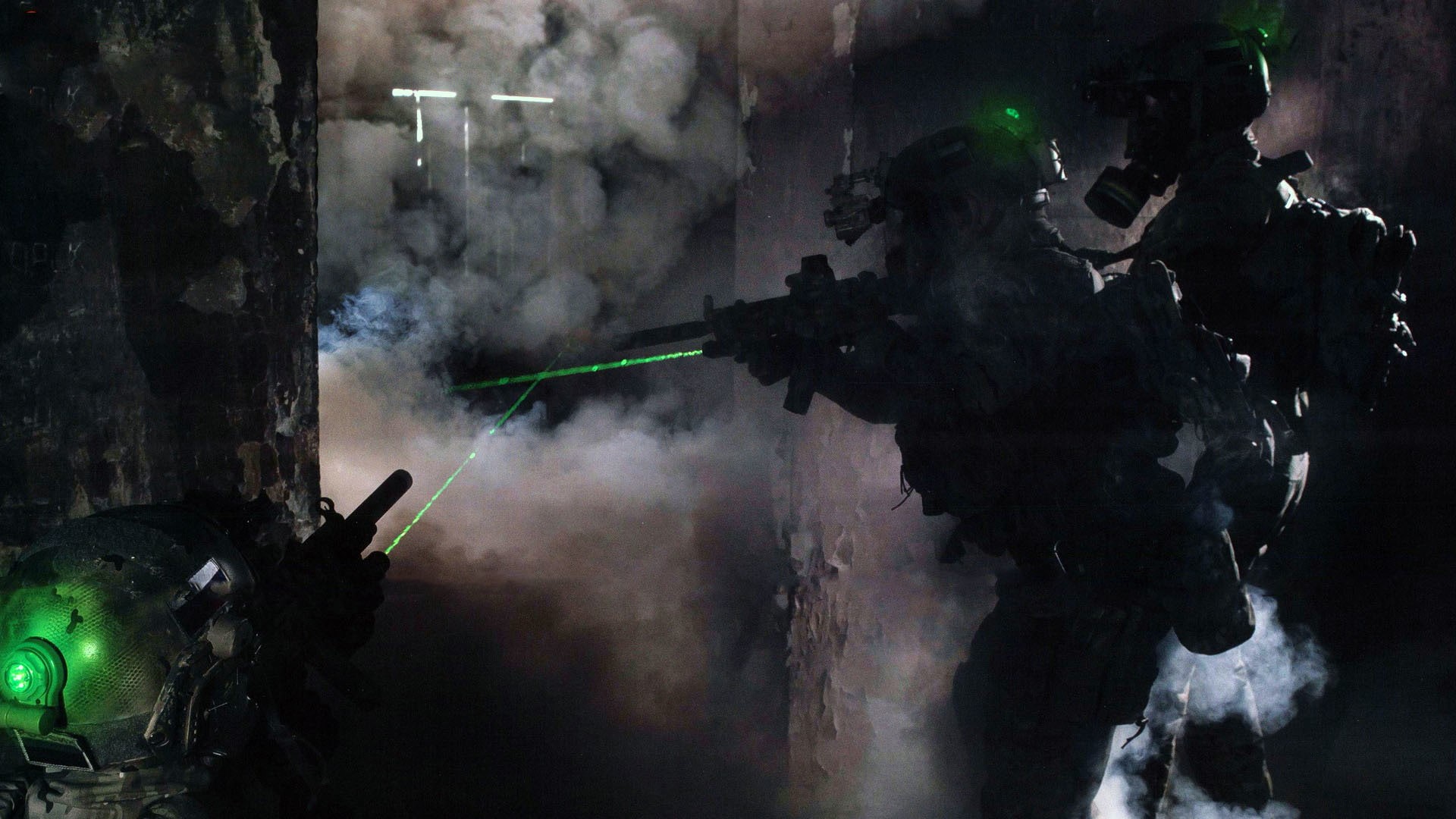 equipment, rifle, day, war, a night vision device, people, weapons, Alpha, sight, rays, illustrations, army, helmet, fighting, work helmet, security, holding, HD Wallpaper