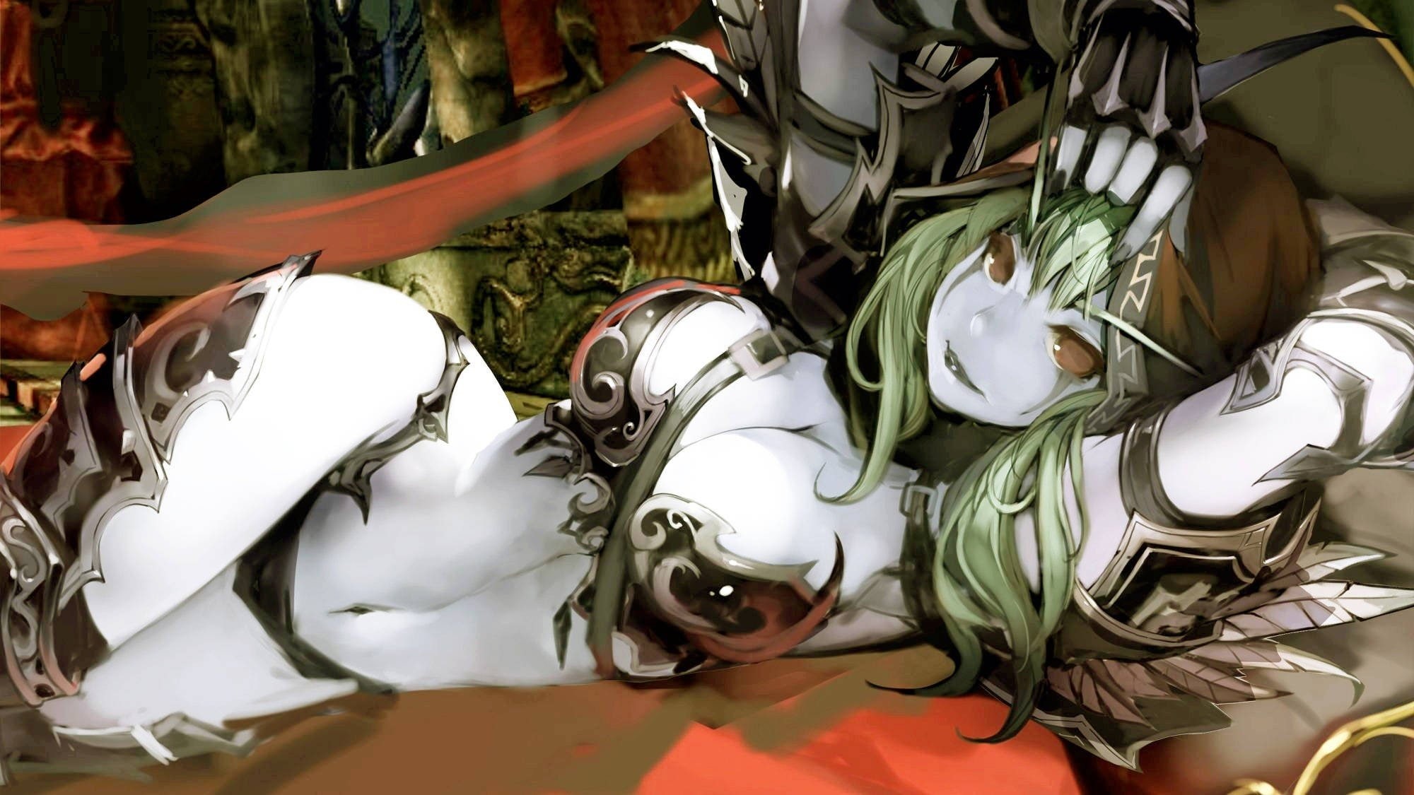 digital art, Anime Girls, 1080P, world of warcraft, Sylvanas Windrunner, HD Wallpaper