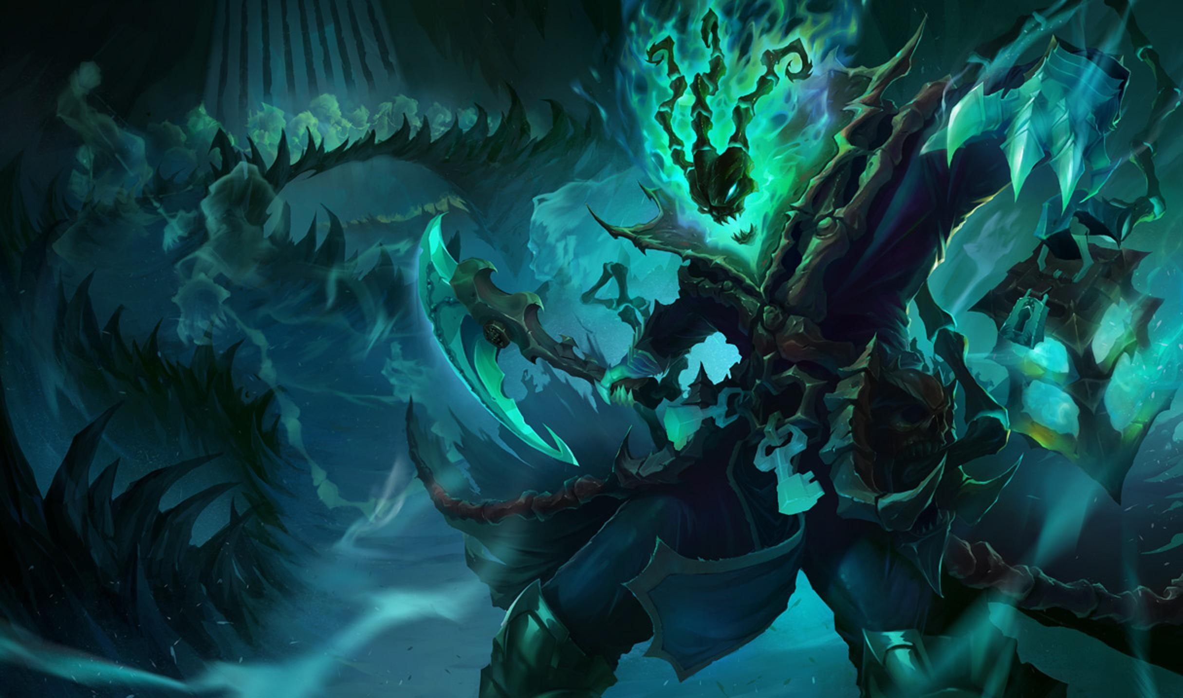 armour, armor, thresh, league of legends, video games, games, 1080P, weapon, HD Wallpaper