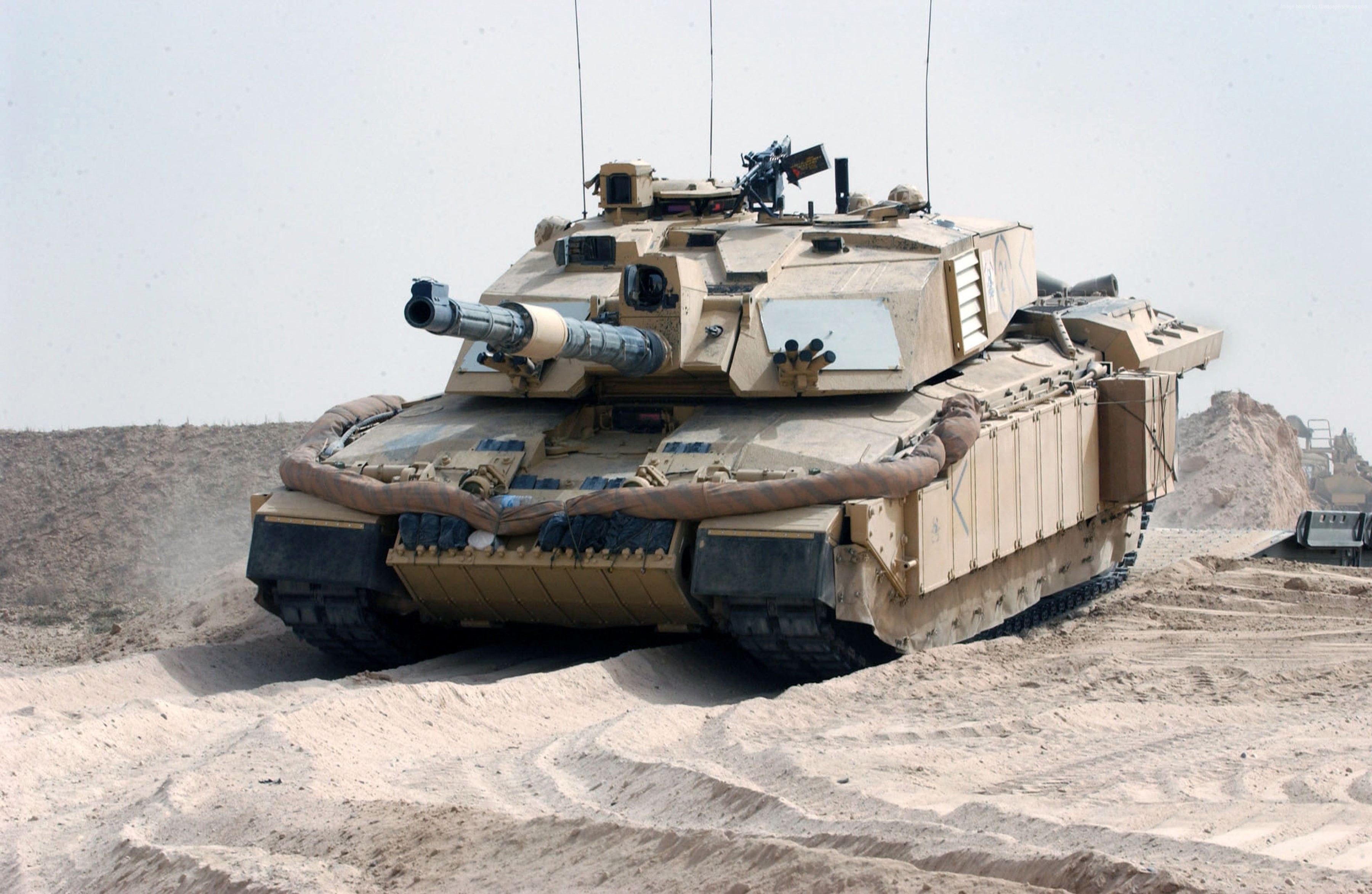Challenger 2, United Kingdom, tank, FV4034, 2K, armoured, British Army, MBT, desert, HD Wallpaper