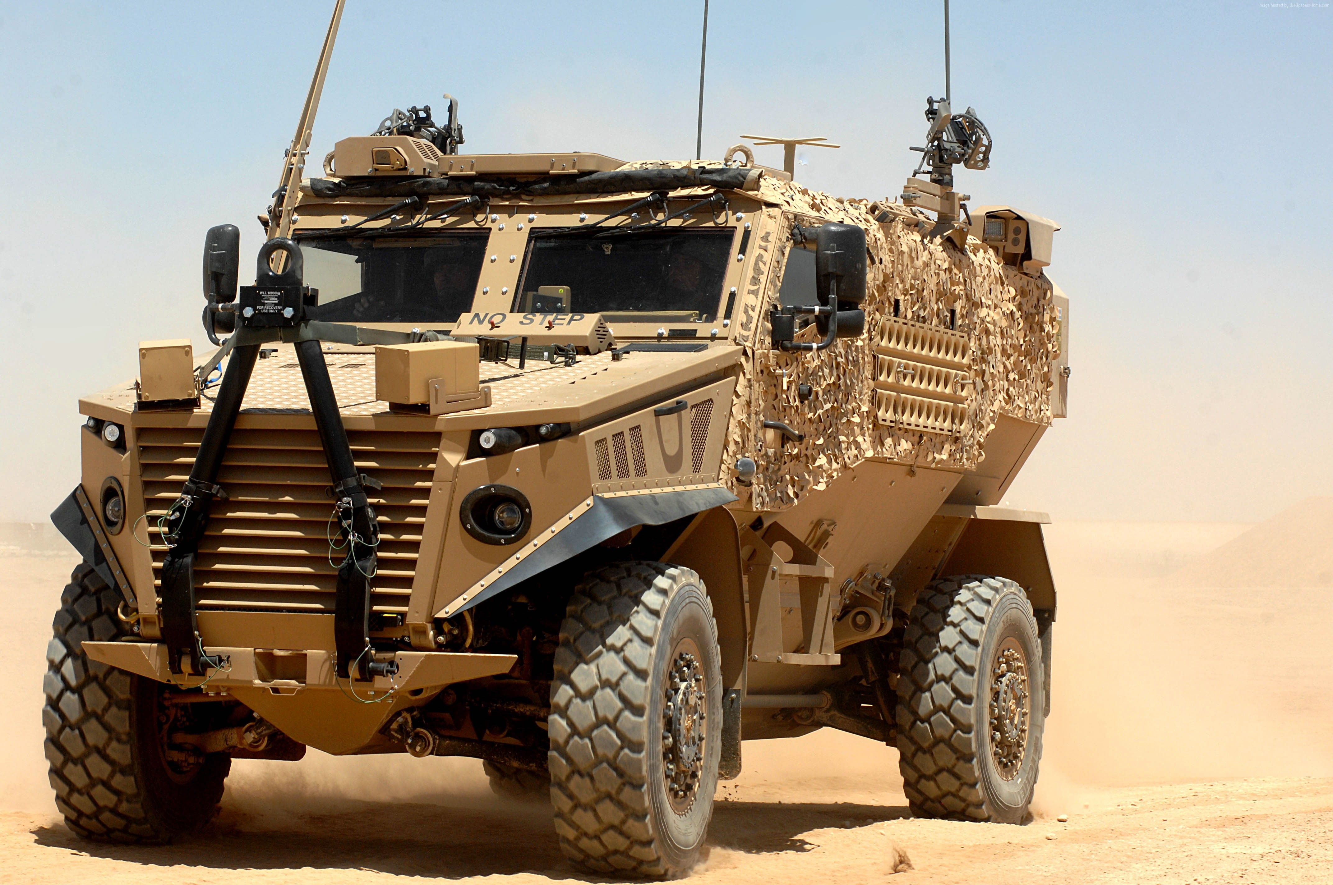 Ocelot, LPPV, Force Protection, 4K, MRAP, British Army, Foxhound, armoured vehicle, HD Wallpaper