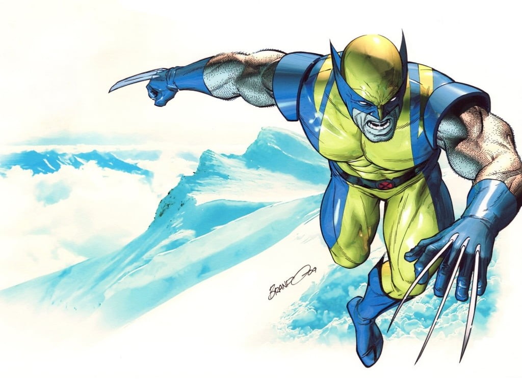 Mutant, claws, Wolverine, artwork, 480P, Marvel Comics, men, x, marvel, HD Wallpaper
