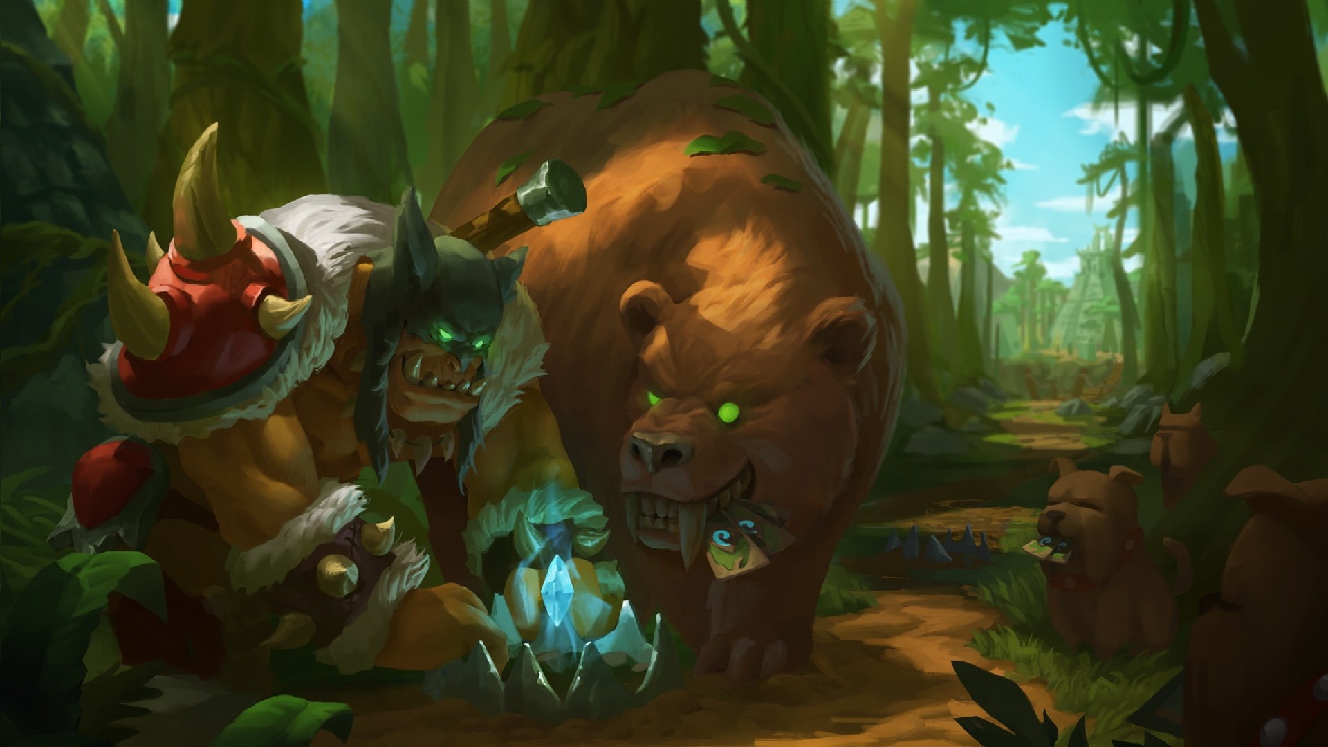 World of Warcraft, Hearthstone: Heroes of Warcraft, video games, 1080P, artwork, Rexxar, HD Wallpaper