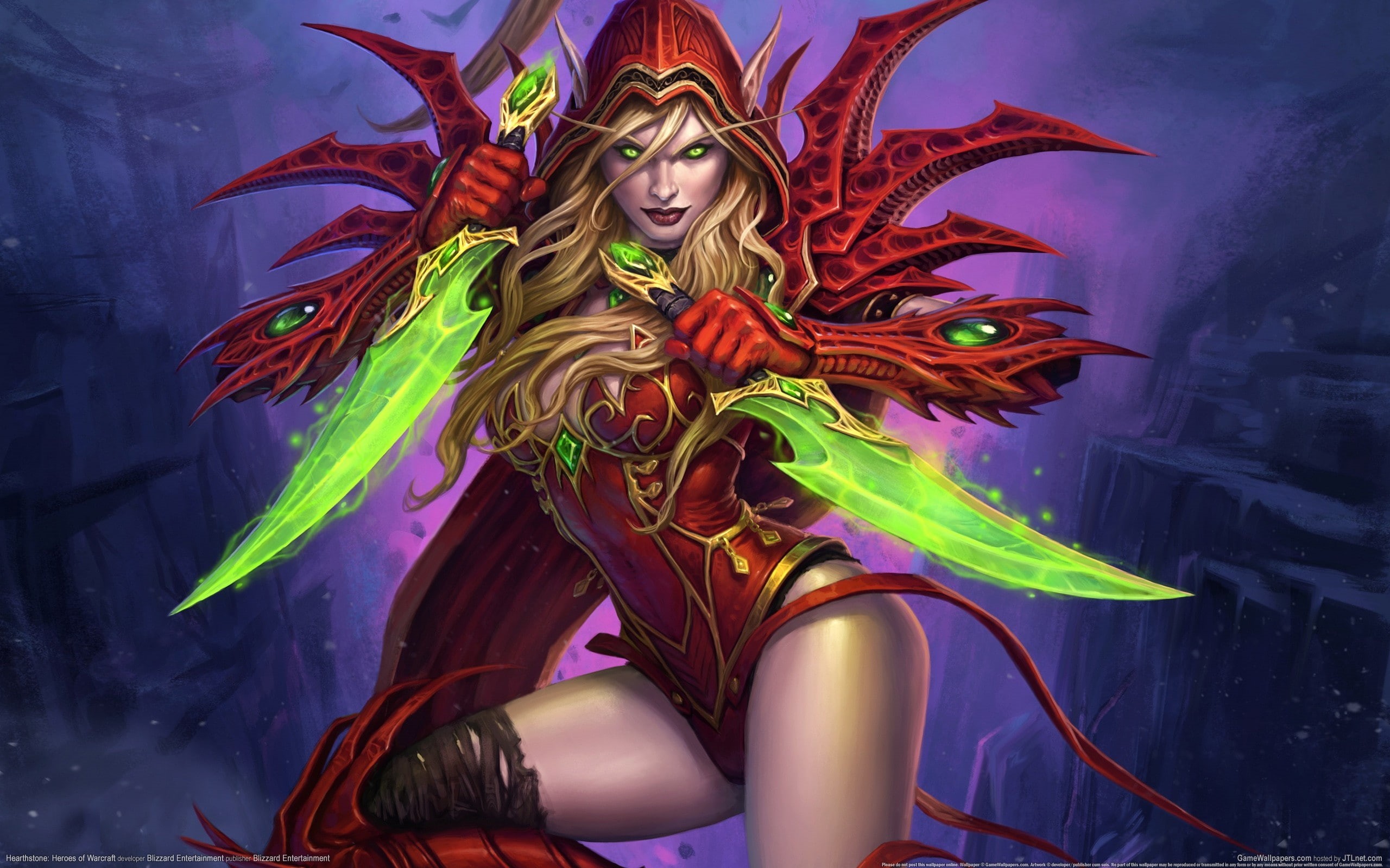 2K, Valeera Sanguinar, Hearthstone, HD Wallpaper