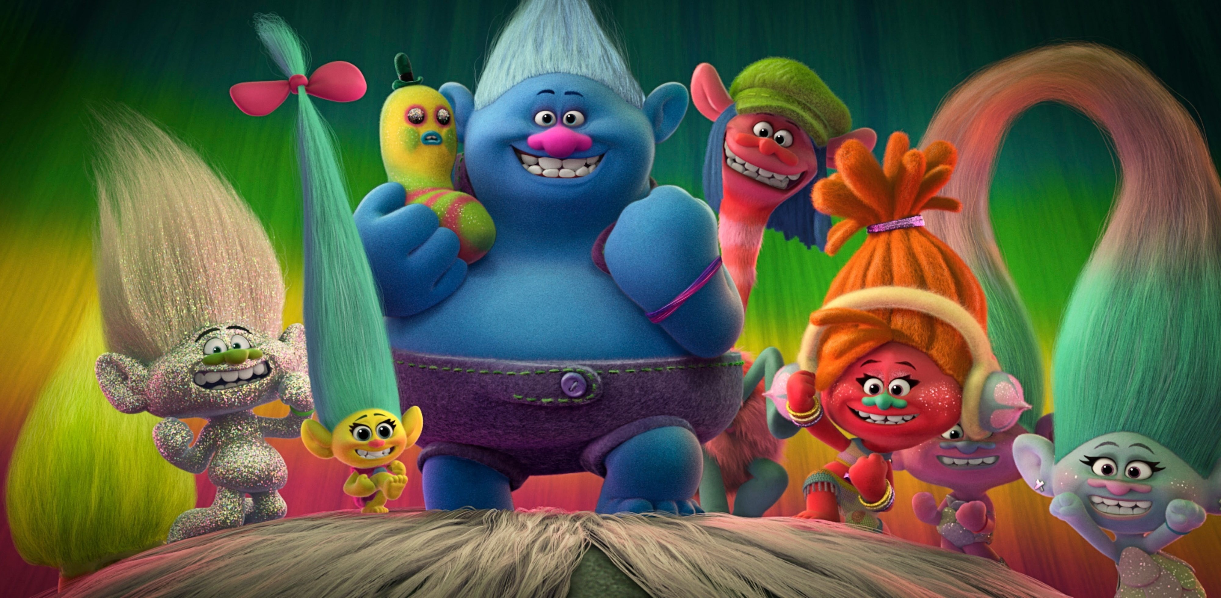magic, comedy, official, Branch, family, Yuusha, hana, DreamWorks Animation, small, grey hair, troll, mahou, fantasy, Trolls, lowercase, hero, HD Wallpaper