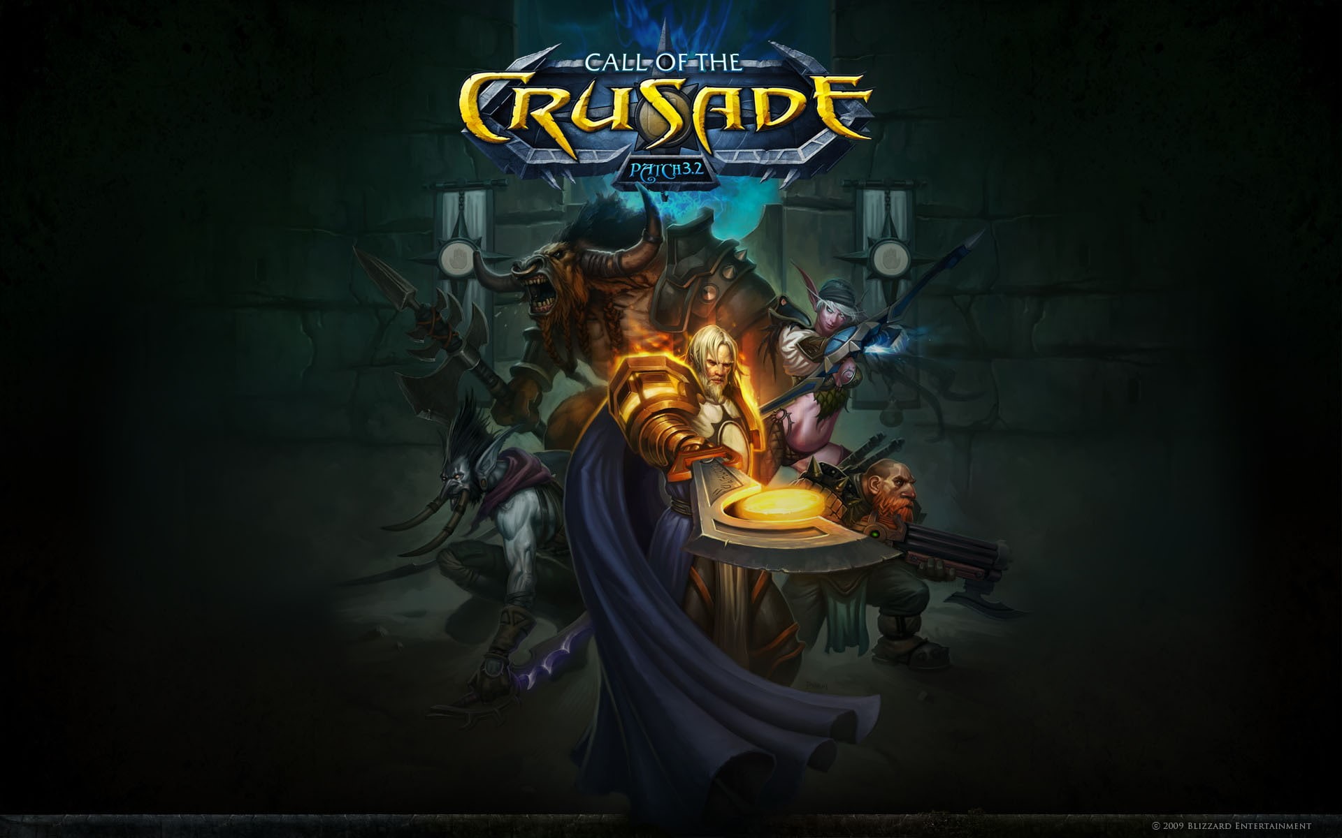 Troll, 1080P, elf, wow, the call of the avant-garde, dwarf, man, call of the crusade, Tauren, HD Wallpaper