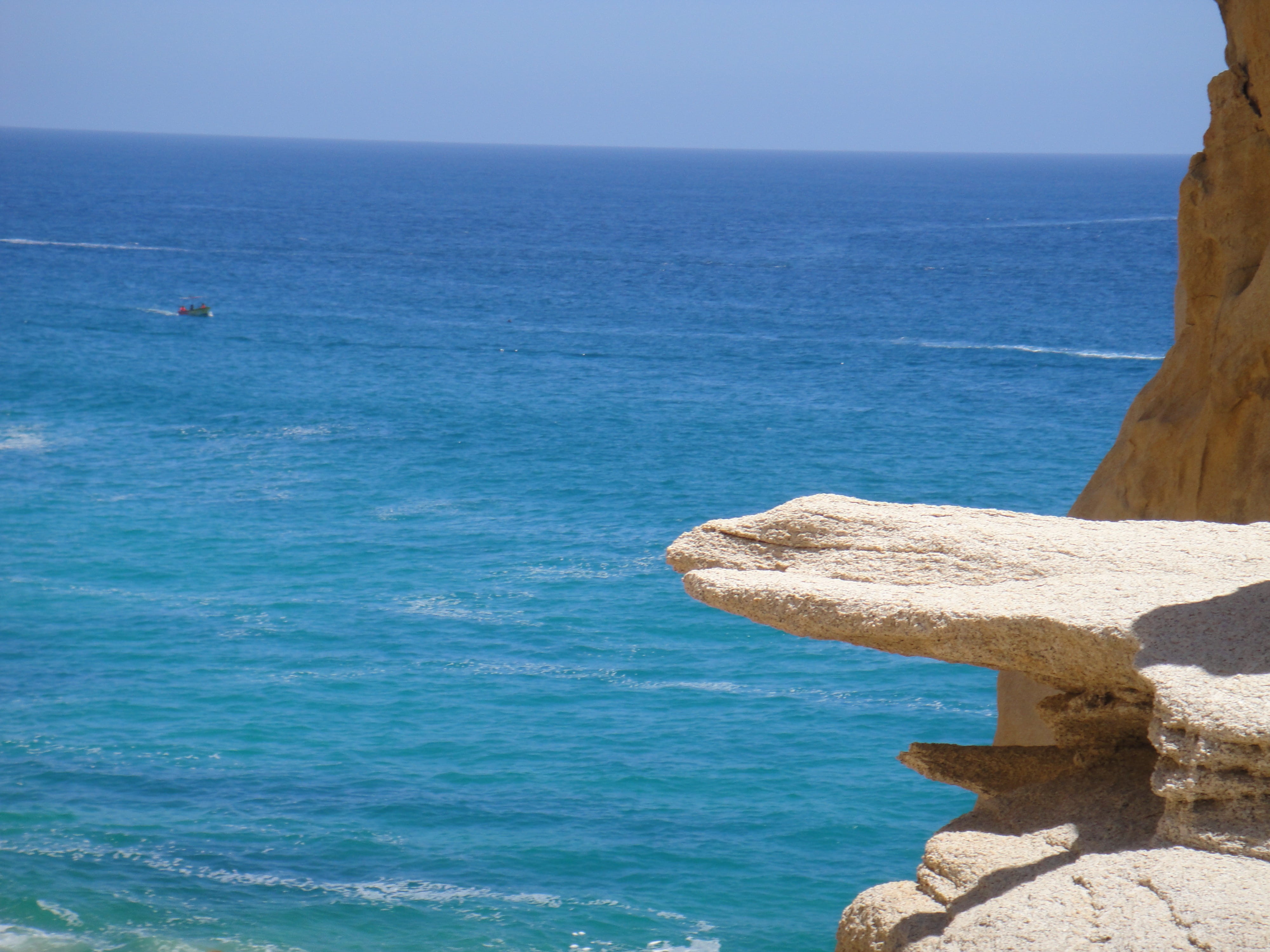 4K, sunlight, clear sky, tranquility, water, #cabosanlucas, #colour, #beach, sea, beauty in nature, scenics - nature, #blue, non-urban scene, #altitude, HD Wallpaper