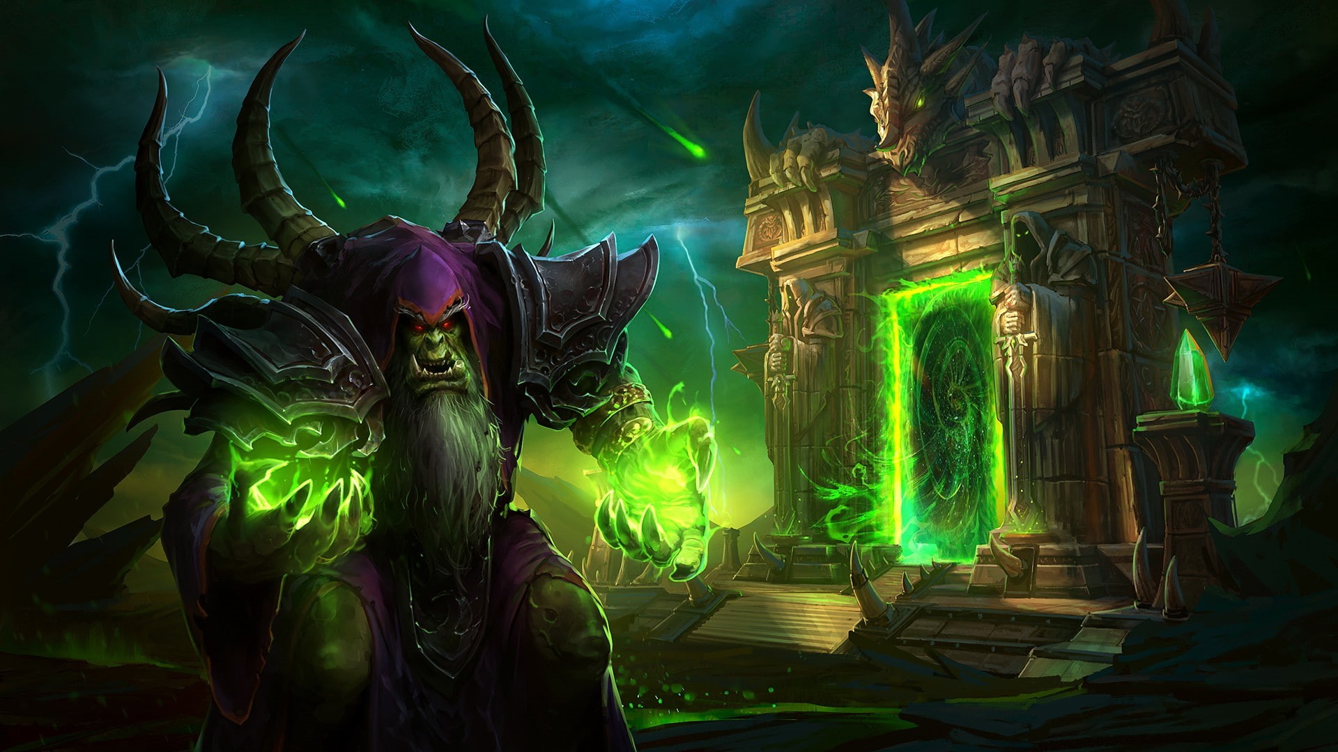 Guldan  video games  heroes of the storm, 1080P, HD Wallpaper