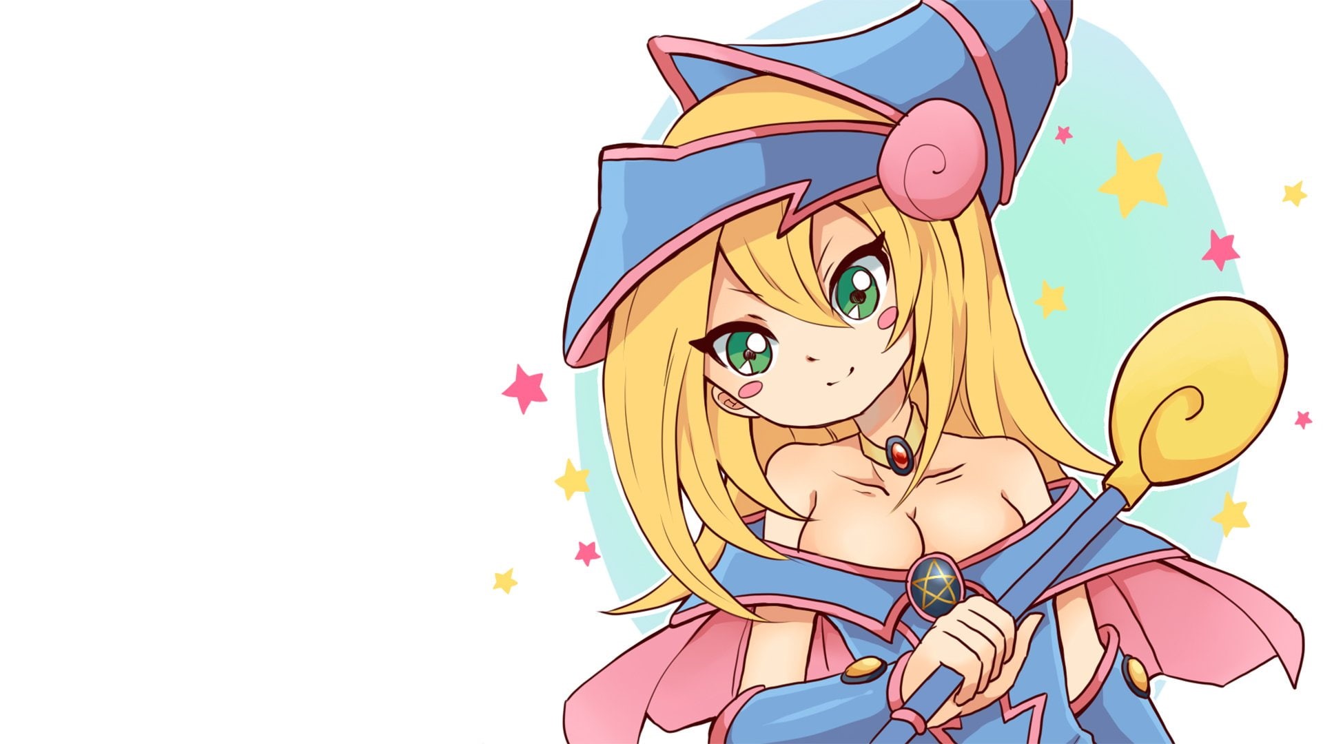 Dark Magician Girl, 1080P, Yu-Gi-Oh!, HD Wallpaper