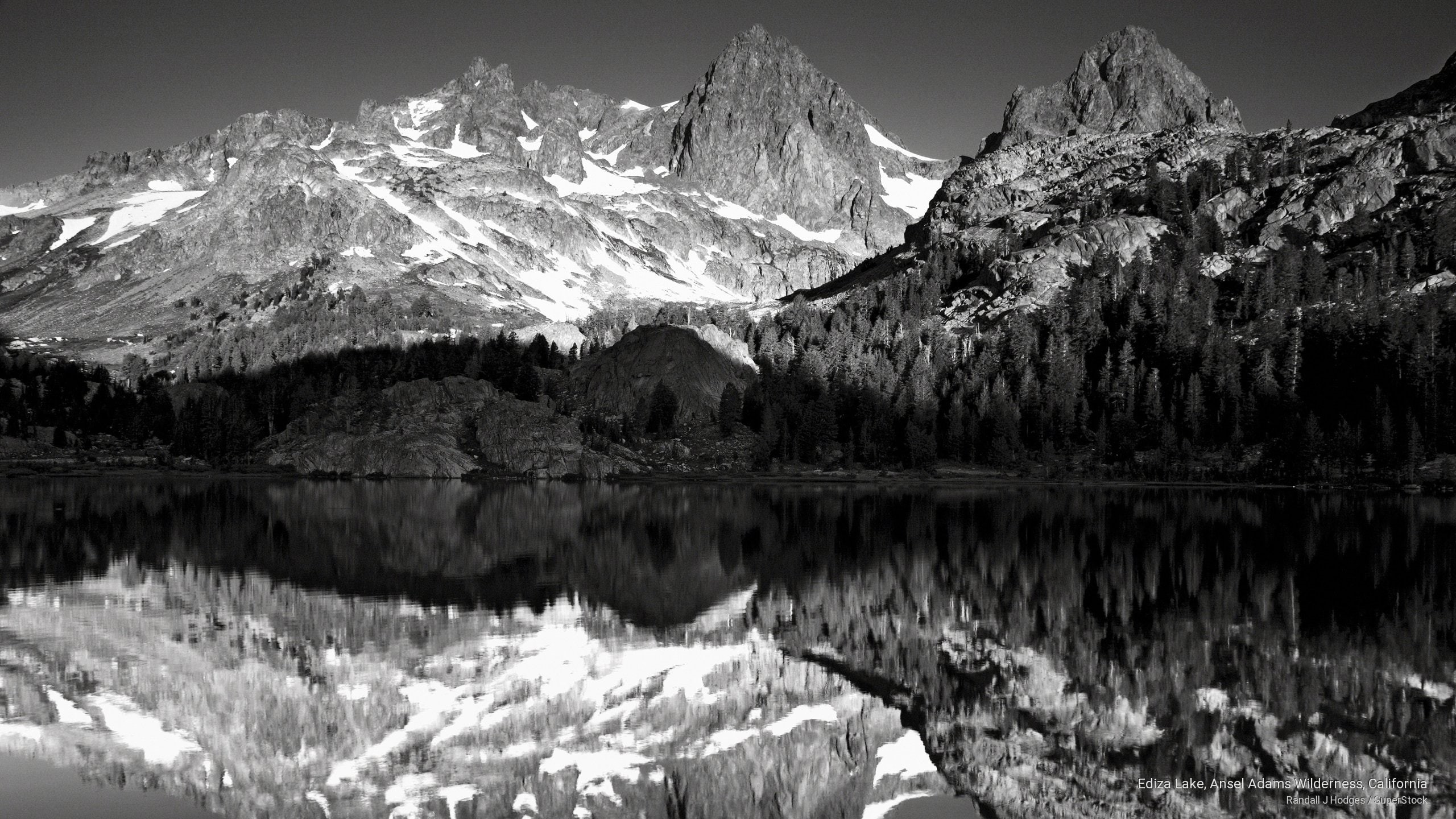 ansel, lake, adams, california, 2K, Mountains, wilderness, ediza, HD Wallpaper