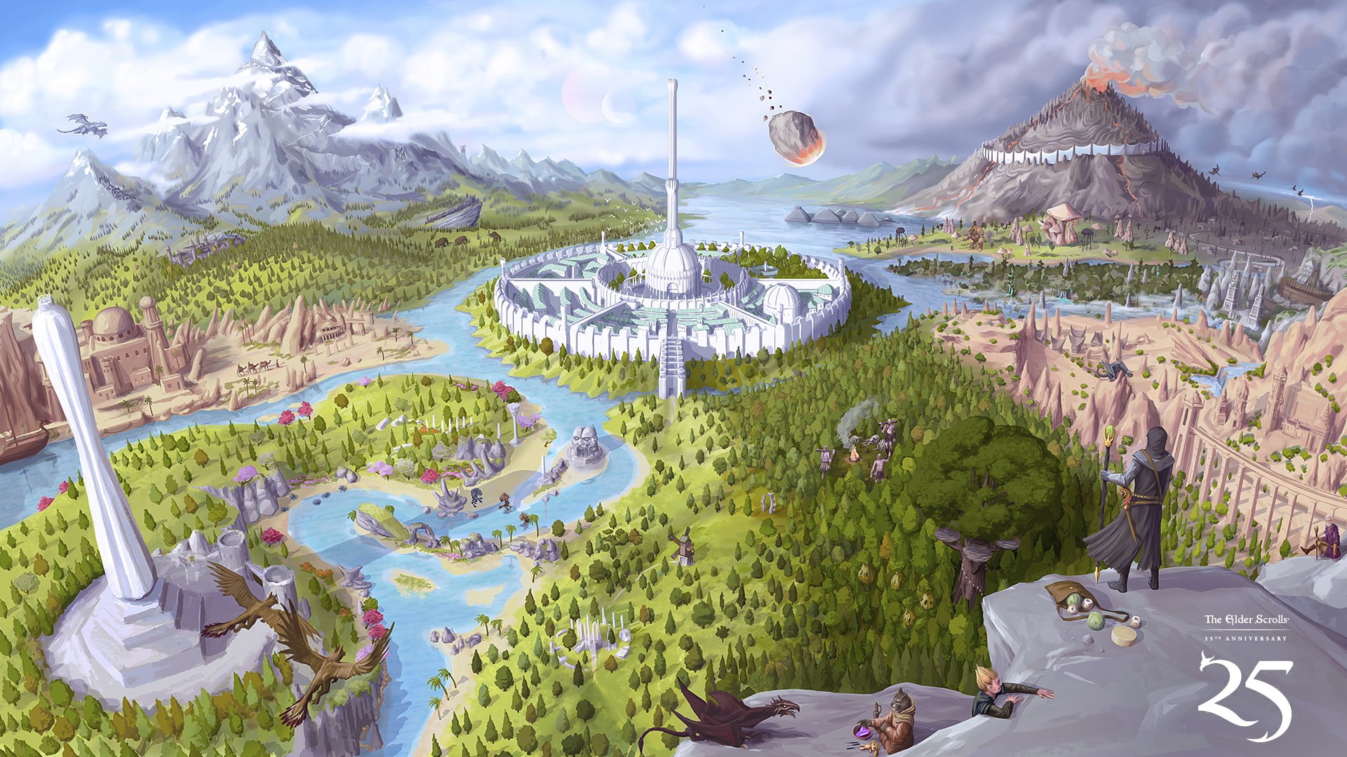games art, The Elder Scrolls, Tamriel, 1080P, HD Wallpaper