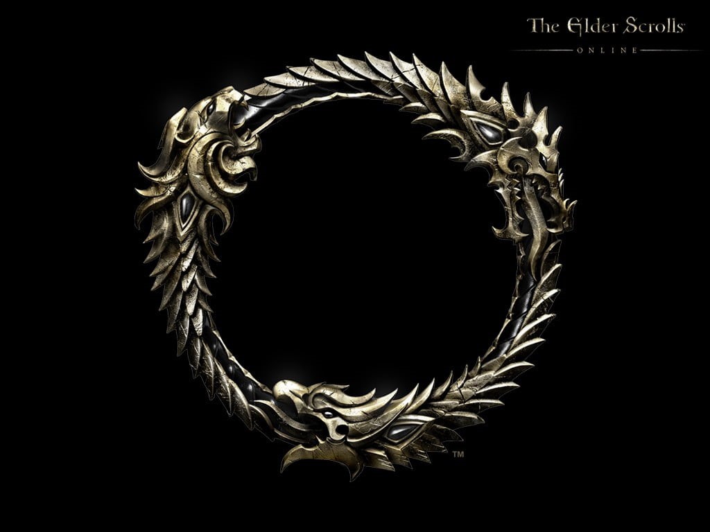 indoors, circle, gold colored, black color, elder, scrolls, jewelry, shape, art and craft, black background, ornate, pattern, geometric shape, design, online, HD Wallpaper