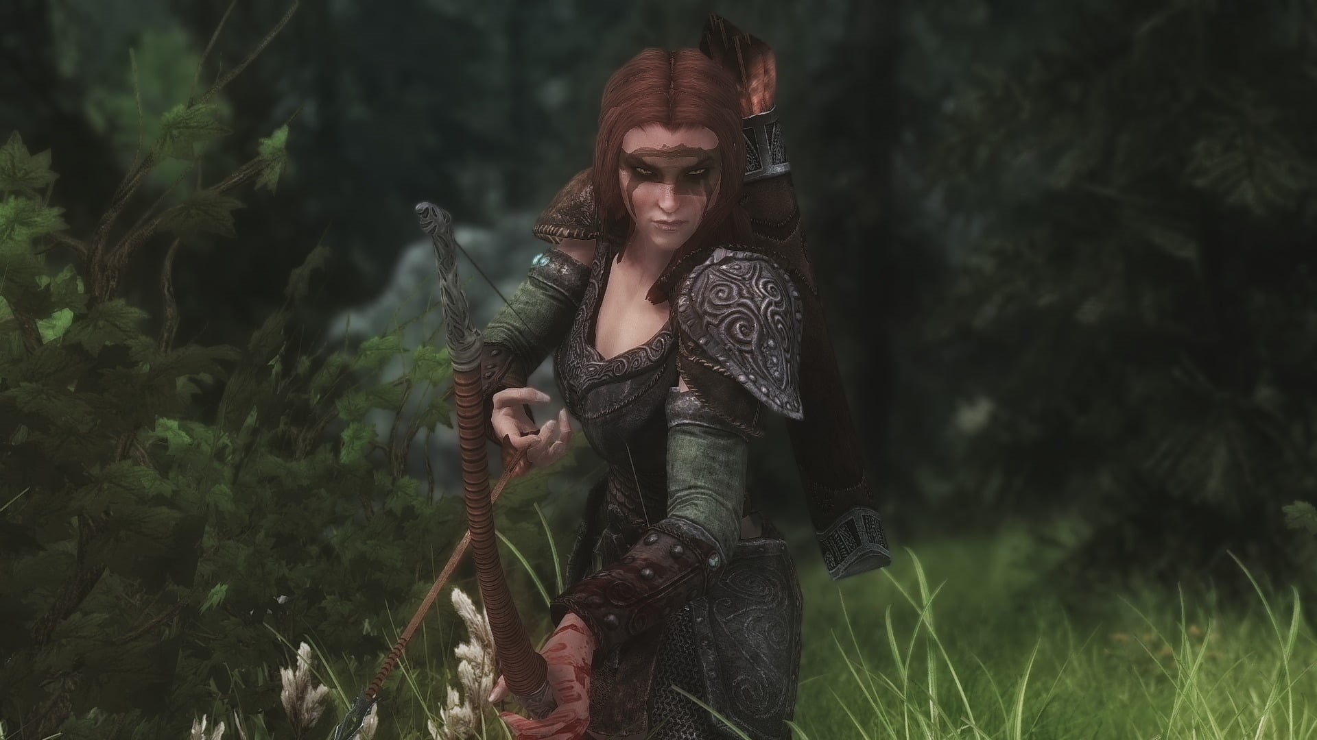 nature, 1080P, leisure activity, women, one person, outdoors, The Elder Scrolls V: Skyrim, young women, lifestyles, real people, portrait, three quarter length, HD Wallpaper