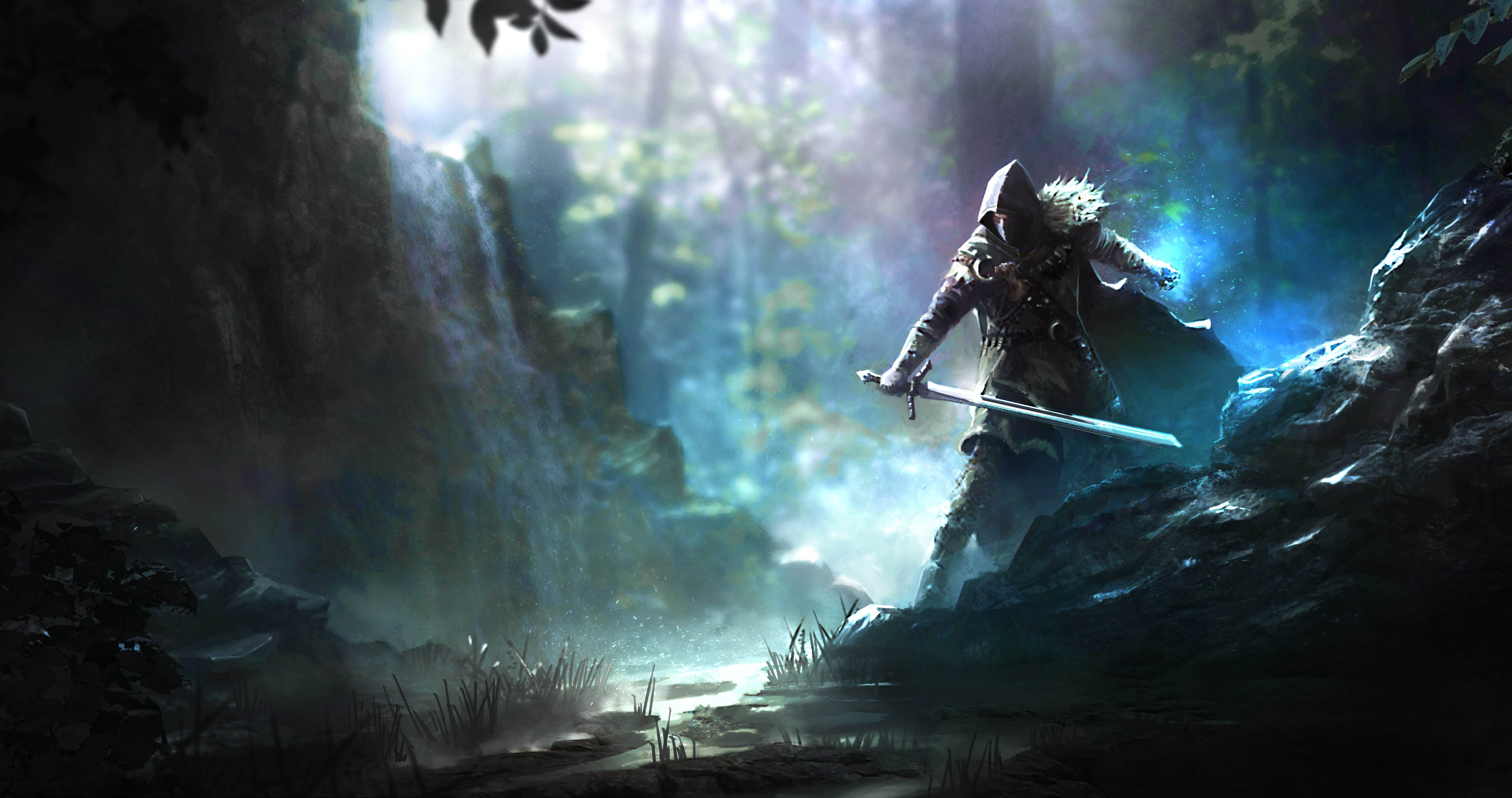 4K, 5K, ELEX, swordsman, 2017, poster, Artwork, HD Wallpaper