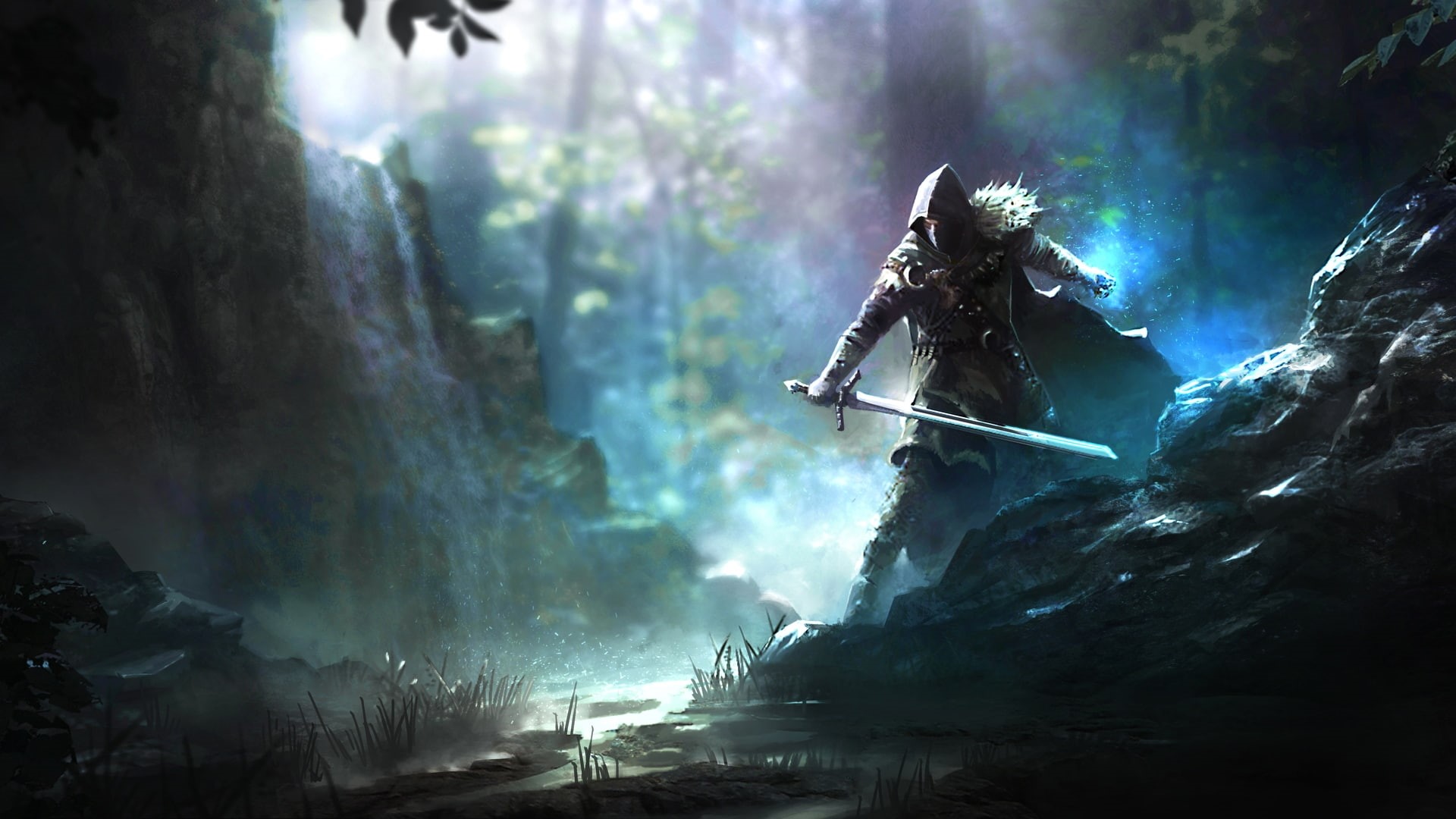 fantasy Art, nature, landscape, 1080P, sword, ELEX, artwork, video games, digital art, HD Wallpaper