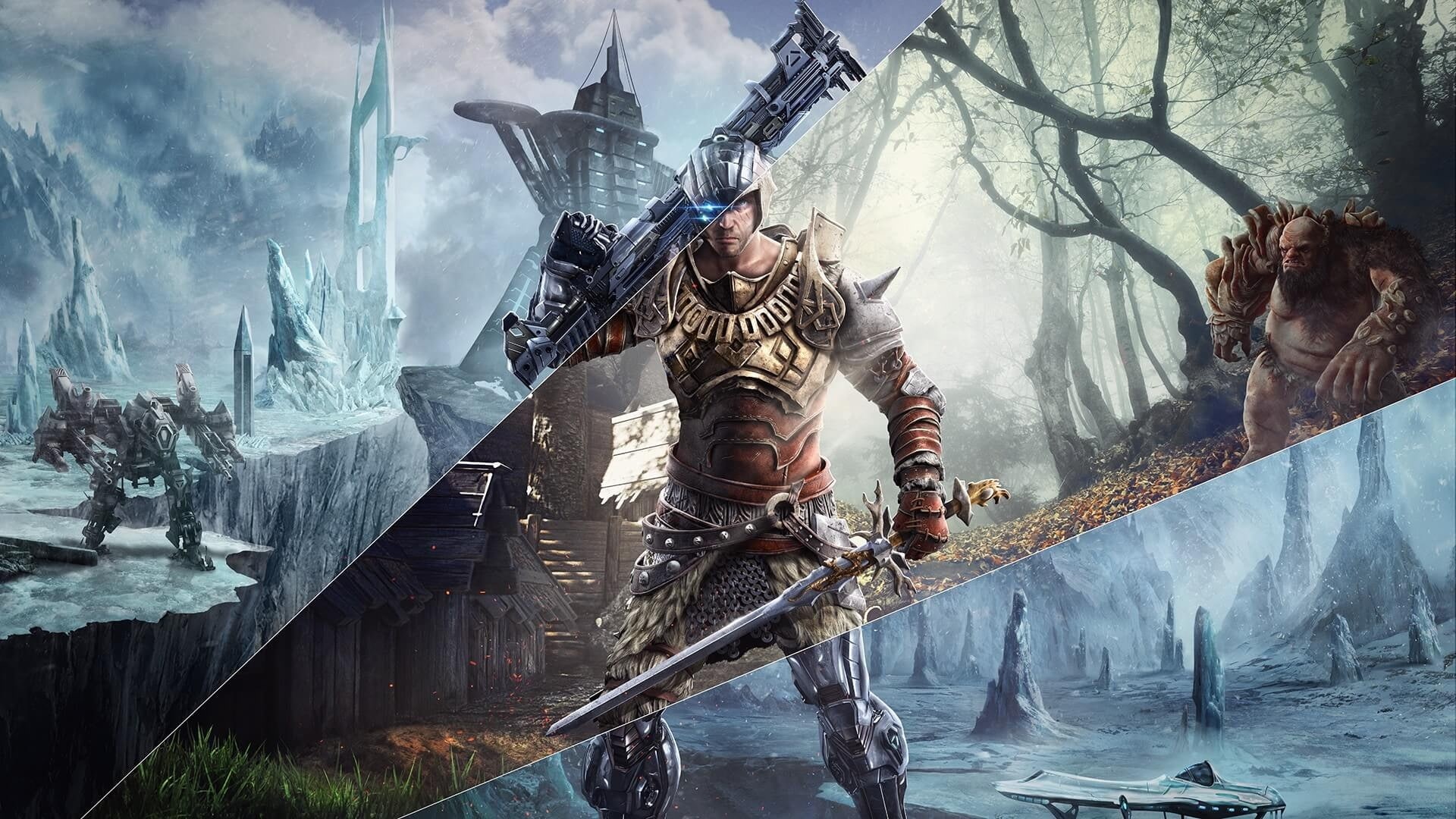 gun, warrior, 1080P, Games, sword, elex, HD Wallpaper