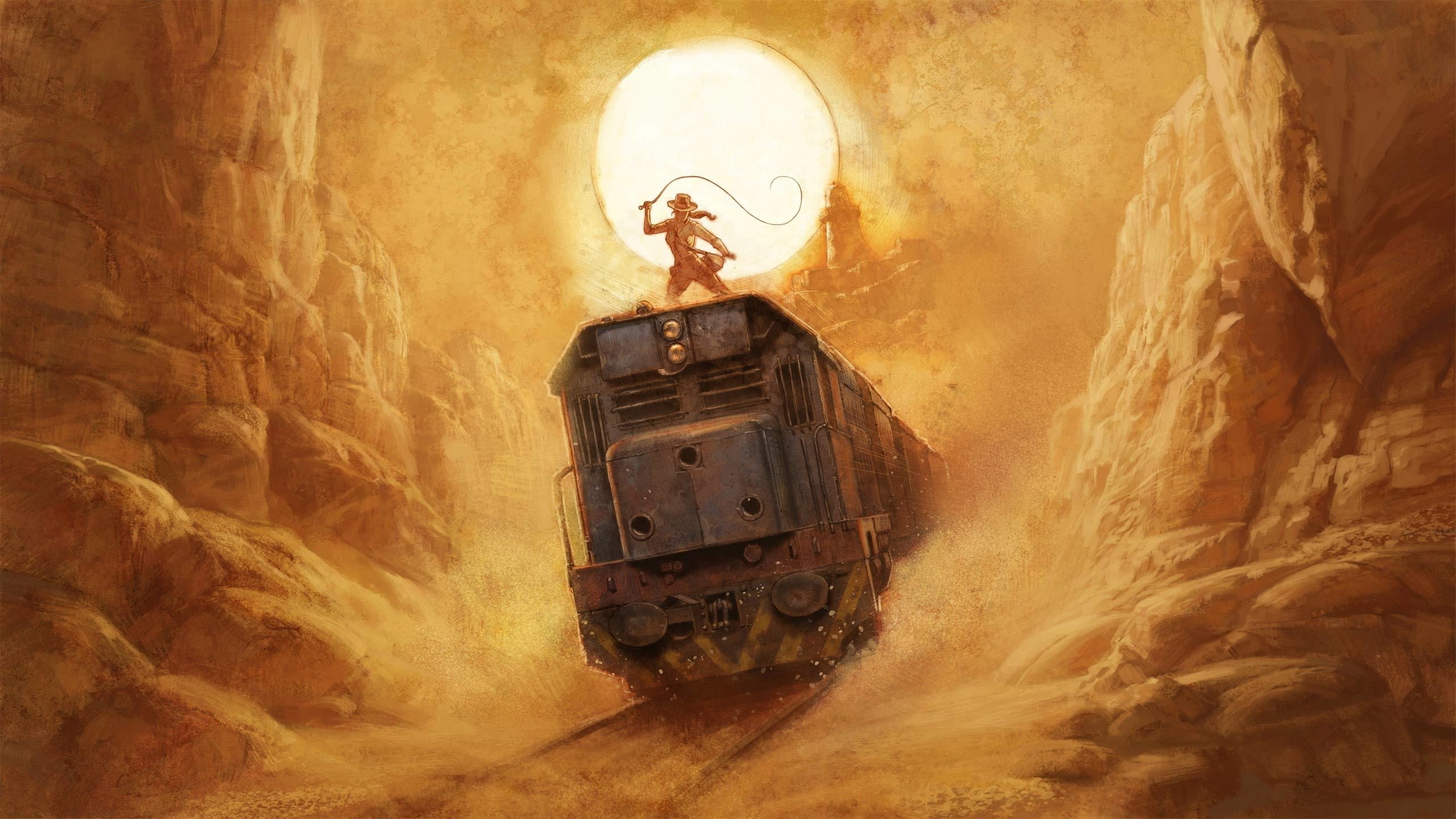 dirt, land vehicle, wall - building feature, male likeness, nature, 2K, representation, front view, train, indoors, motor vehicle, illuminated, The Secret World, HD Wallpaper