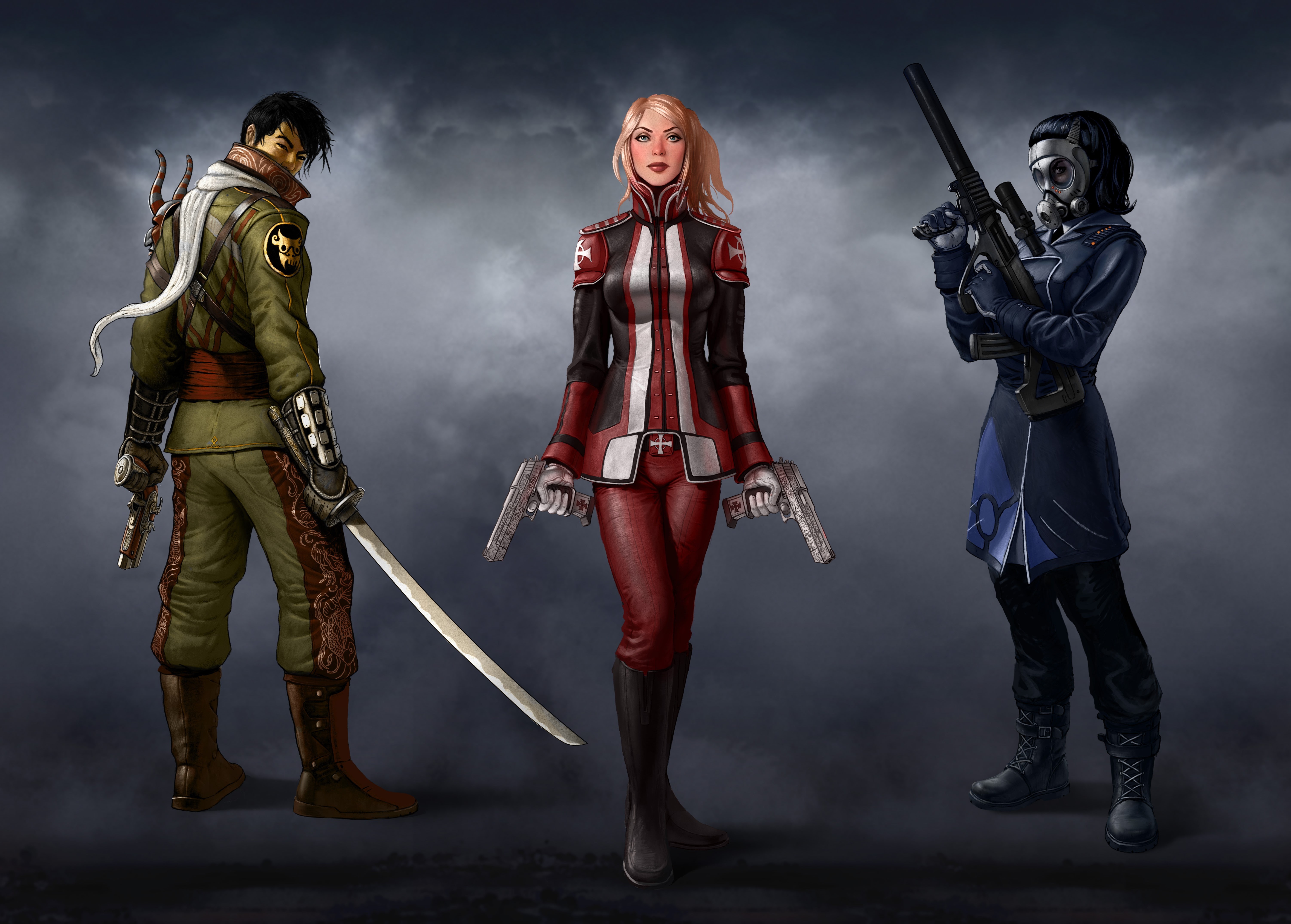 aggression, 5K, pistol, indoors, video games, girls with guns, full length, government, rifles, gun, holding, music, studio shot, people, women, weapon, HD Wallpaper