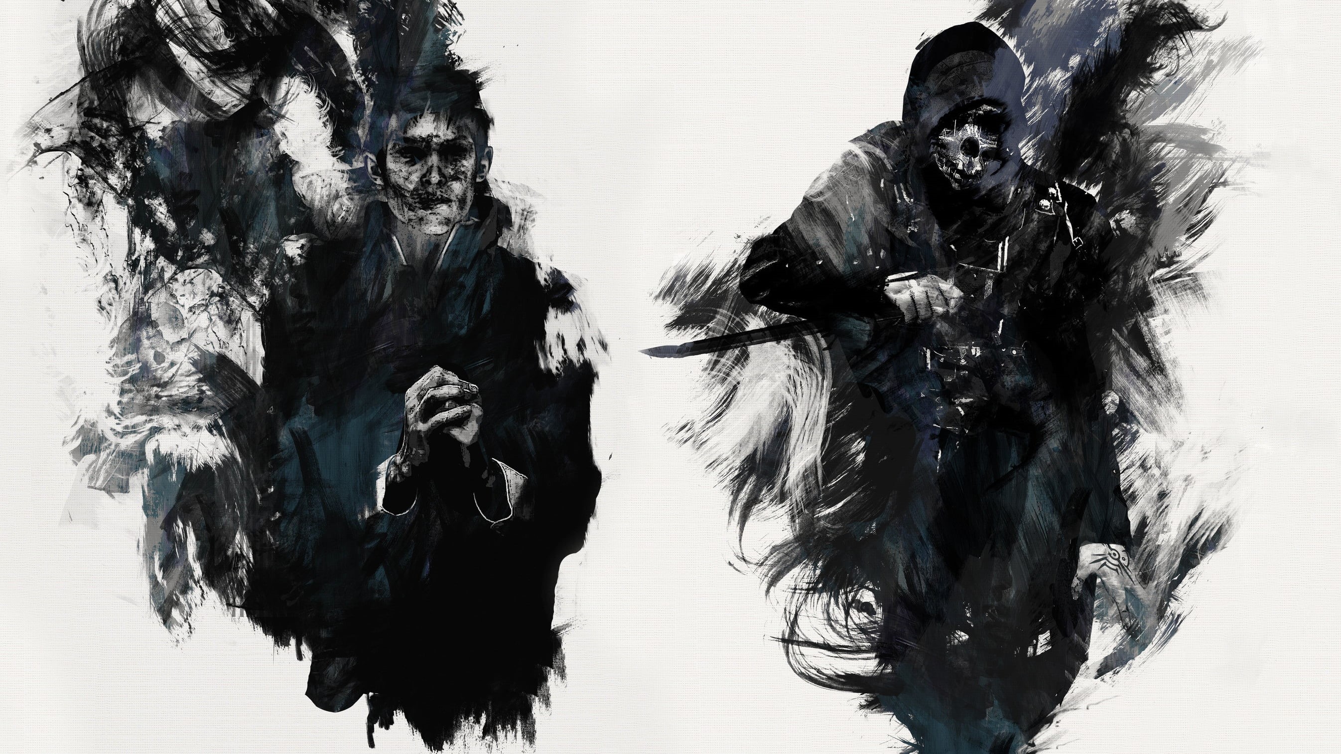 isolated, domestic animals, mammal, females, group of animals, arts culture and entertainment, reaper, day, Corvo, one Person, plant, clothing, white, women, HD Wallpaper