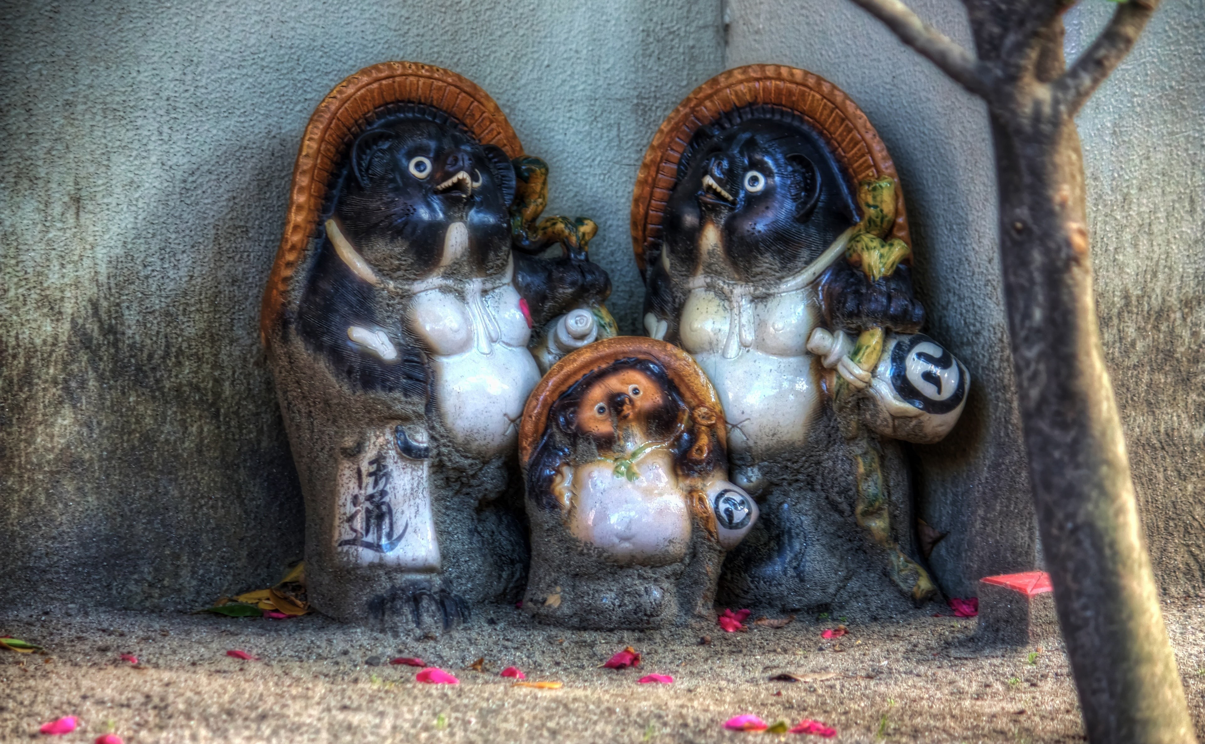 art and craft, 4K, Aichi Prefecture, Mikawa, representation, Statue, three, female likeness, male likeness, Asia, idol, objects, place of worship, Photoshop, HD Wallpaper
