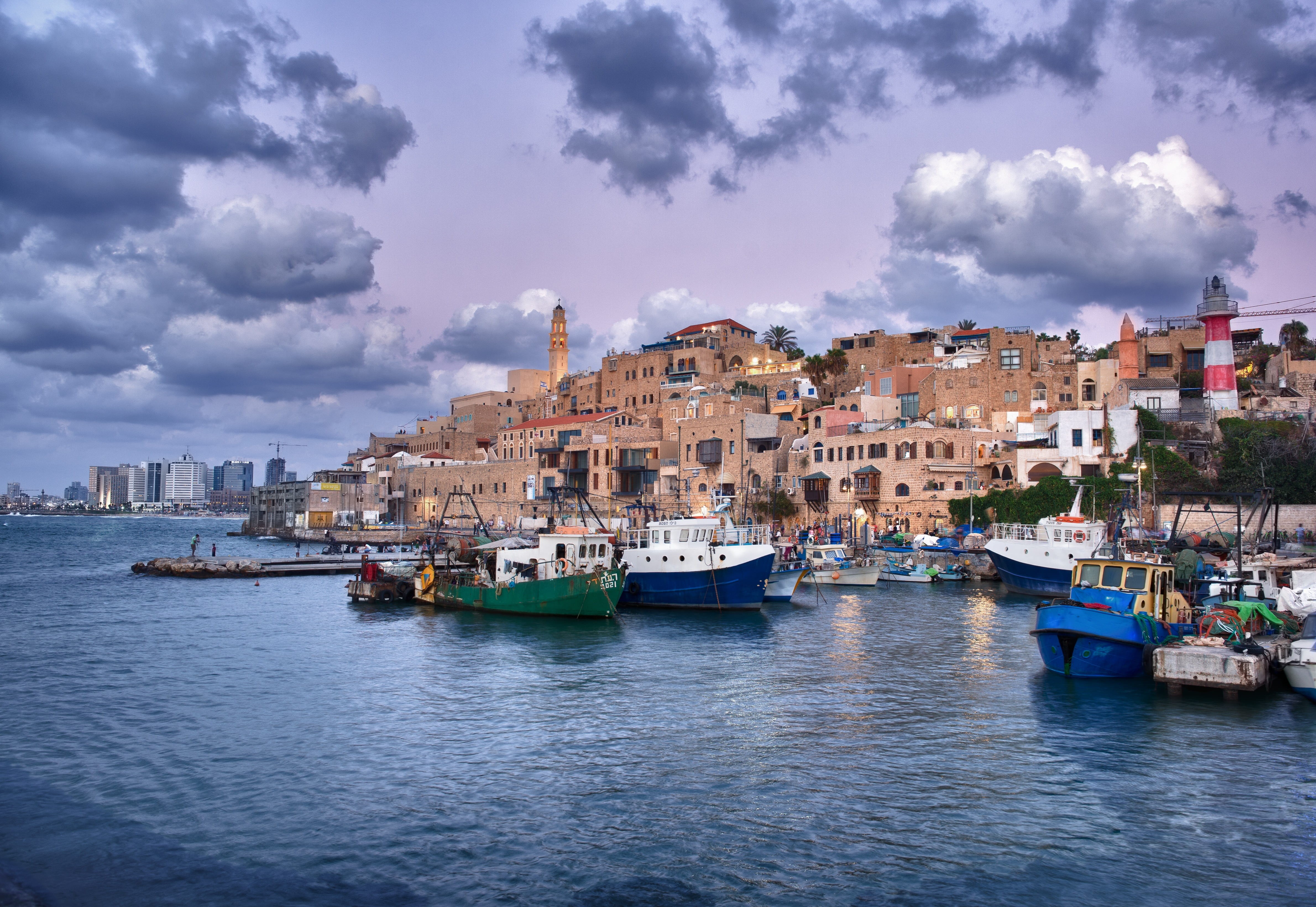 tourism, passenger craft, sky, nature, nautical vessel, travel, old, mediterranean, cloud - sky, east, transportation, summer, jaffa, brown, sailboat, sea, HD Wallpaper