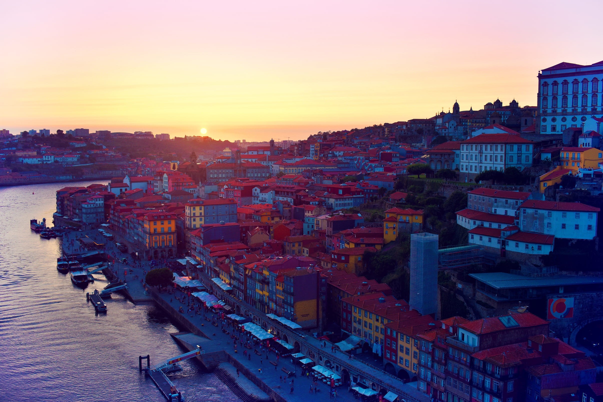 history, built structure, port, valley, building, bridge, townscape, traditional, transportation, urban, 1080P, lights, old city, crowded, world, river, HD Wallpaper