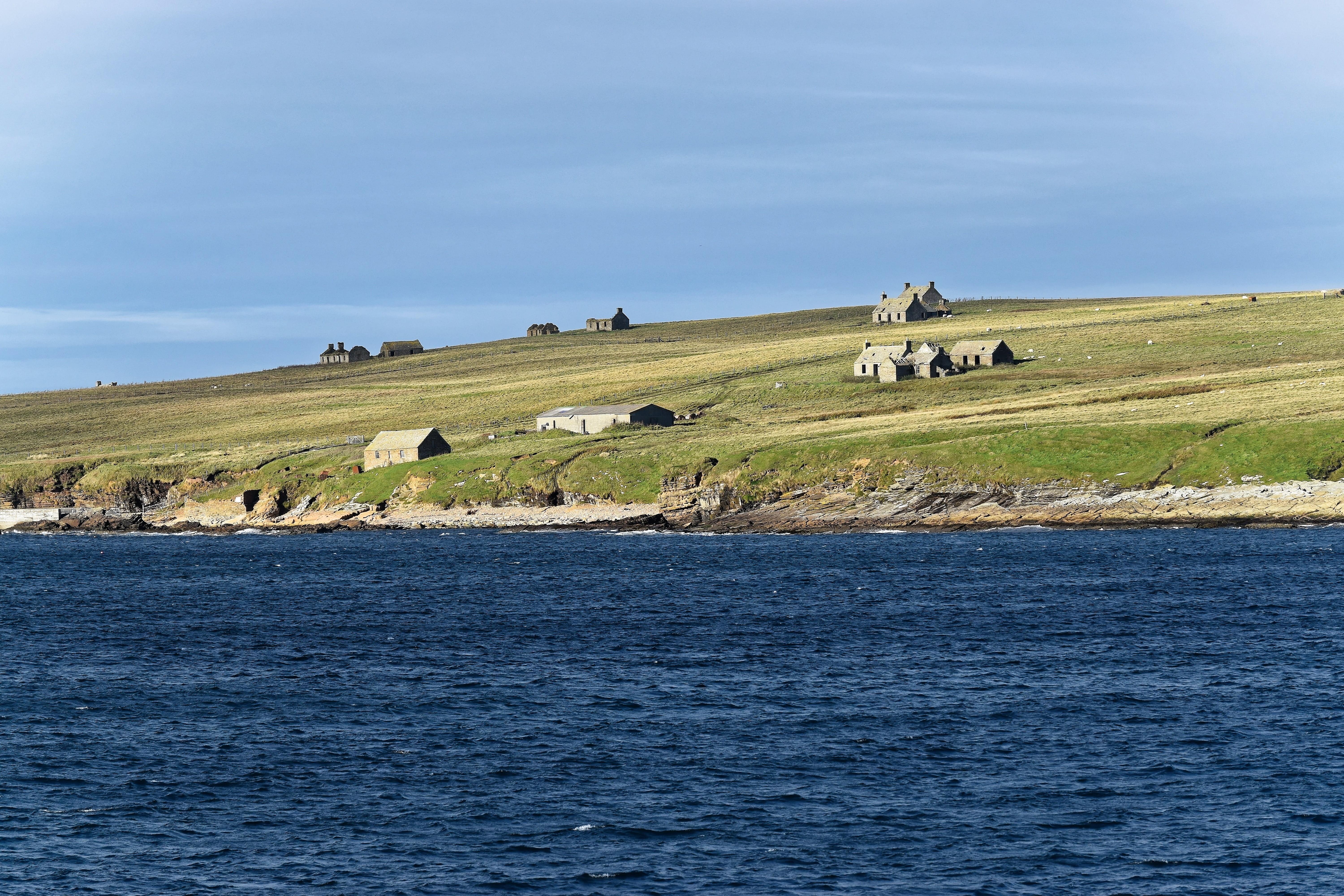 daytime, houses, nature, archeology, ruins, scene, shoreline, sky, historic, mammal, outdoor, brown, beautiful landscape, architecture, culture, blue sky, HD Wallpaper