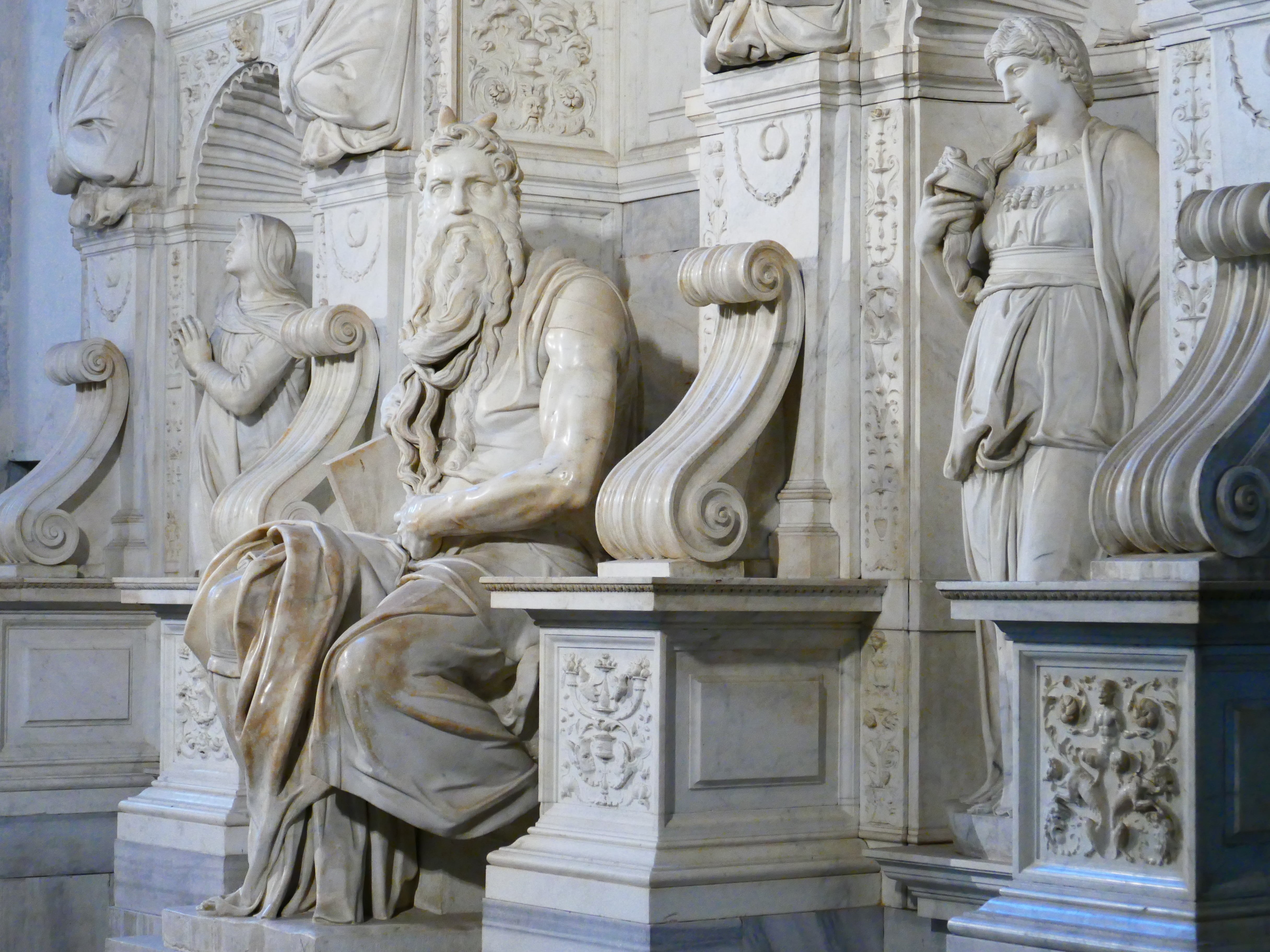 church, male likeness, carving, history, place of worship, no people, pope julius ii, travel destinations, day, carving - craft product, craft, the past, HD Wallpaper