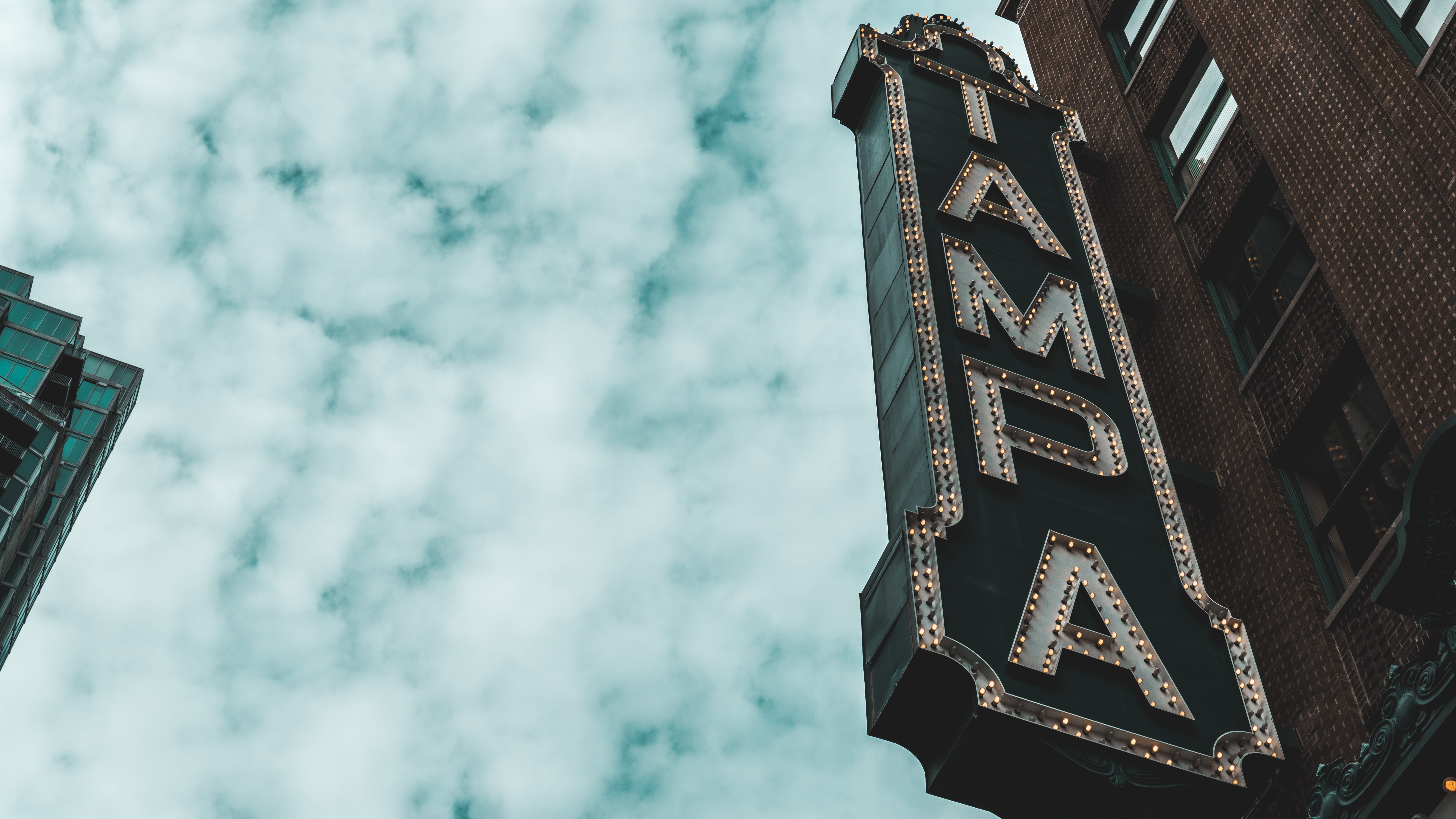 moses, movies, united states, downtown, city, no people, cloud - sky, sky, tower, outdoors, buildings, building exterior, cities, architecture, tampa, travel destinations, HD Wallpaper