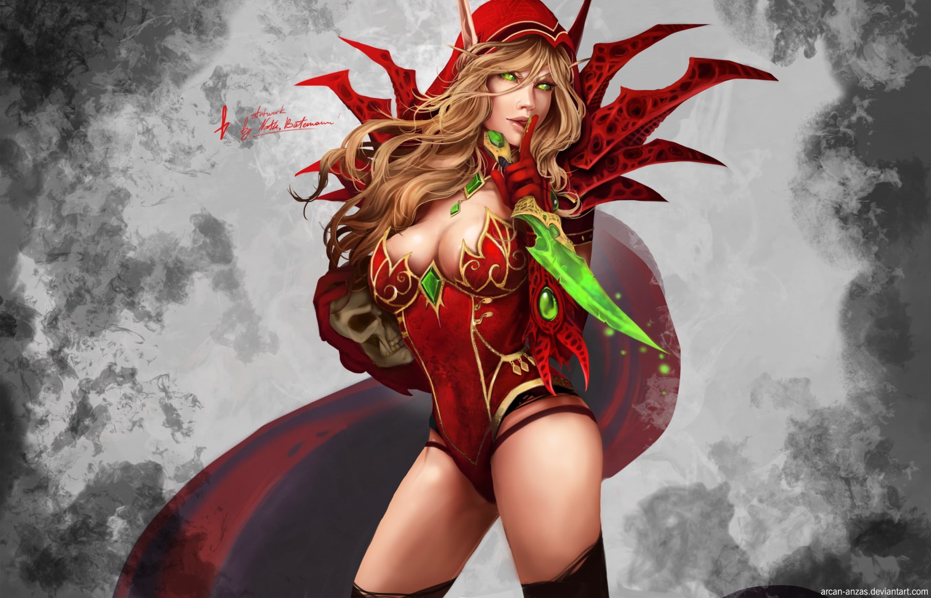 World Of Warcraft, three quarter length, long hair, 1080P, lifestyles, hairstyle, women, young women, blond hair, nature, one person, adult, hair, real people, HD Wallpaper