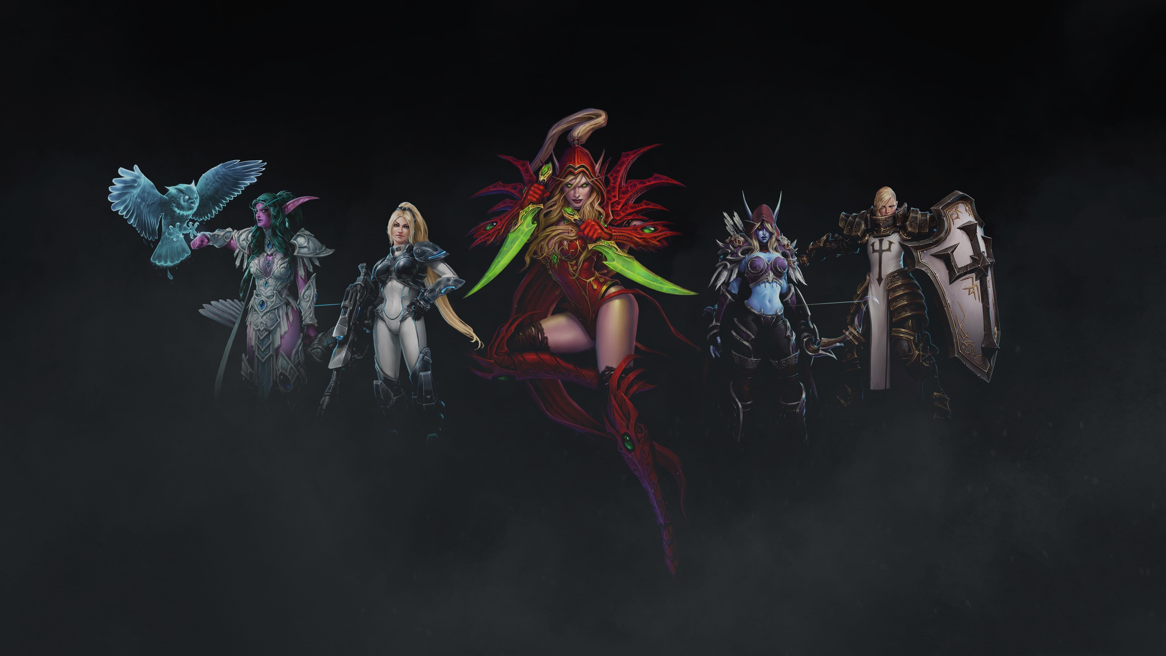 adult, valeera, 4K, clothing, studio shot, motion, black background, women, arts culture and entertainment, dancing, real people, men, sylvanas windrunner, HD Wallpaper