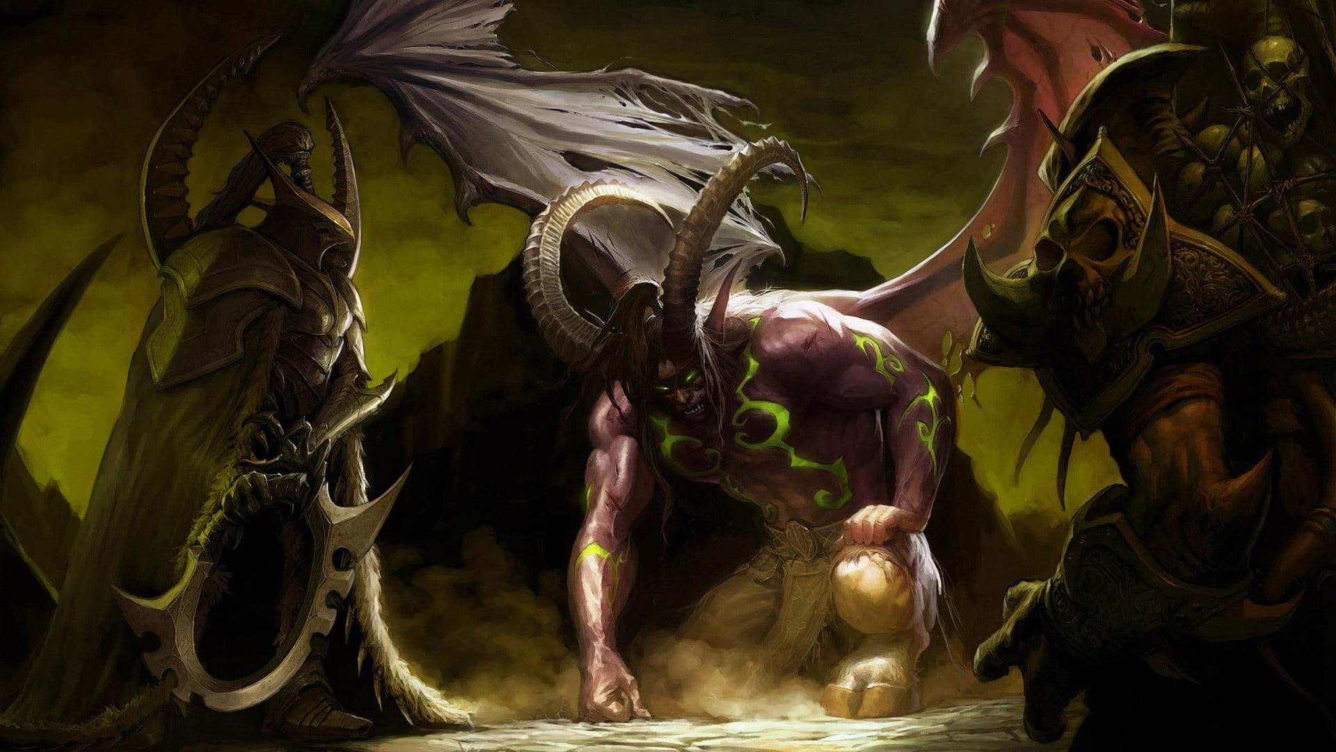 close-up, Illidan Stormrage, craft, characters, human representation, no people, sculpture, day, art and craft, female likeness, representation, Maiev Shadowsong, HD Wallpaper