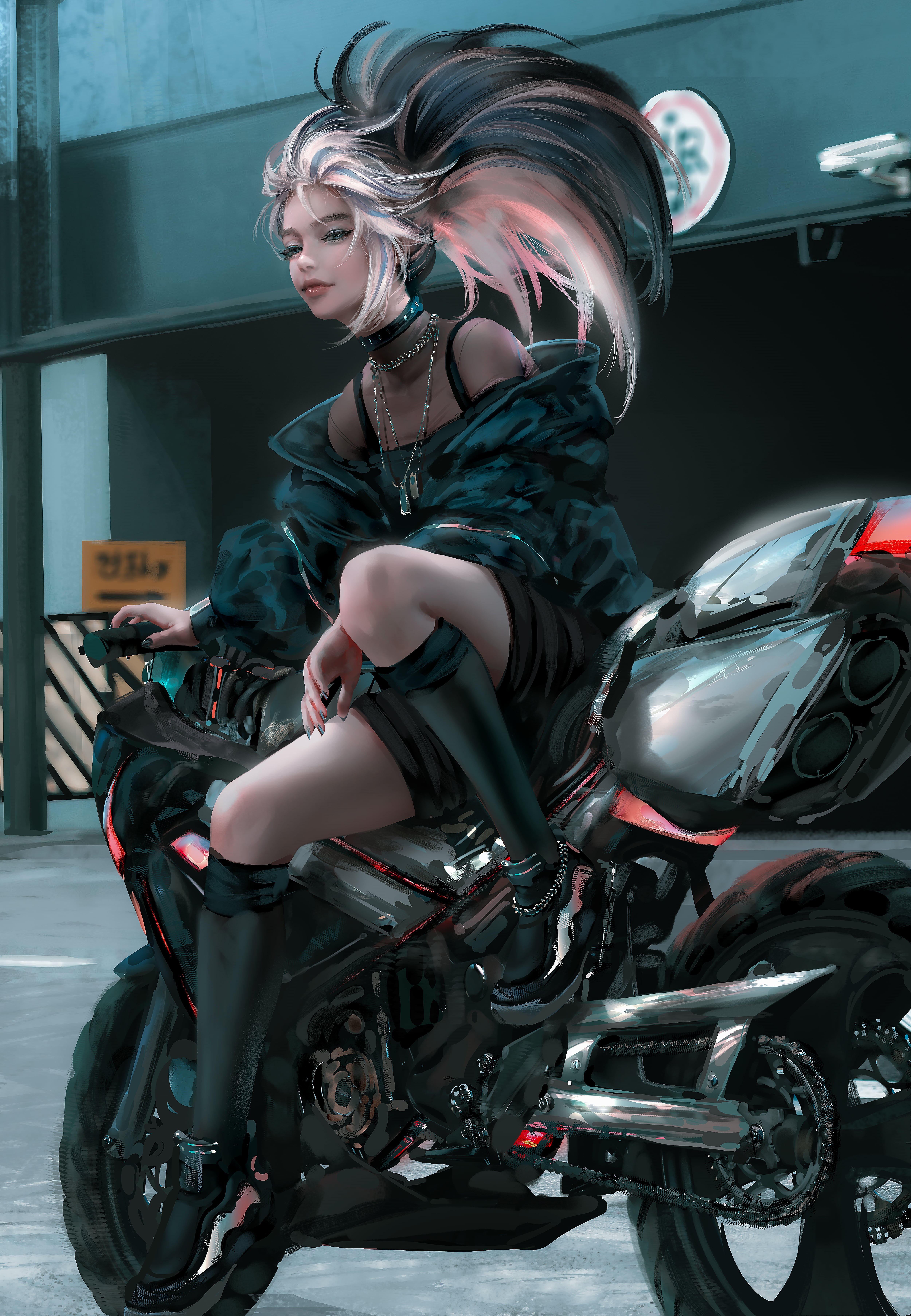 digital art, fantasy girl, Akali(League of Legends), video game girls, Nixeu, video game art, Akali, drawing, fan art, 5K, artwork, women, fantasy art, Phone HD Wallpaper