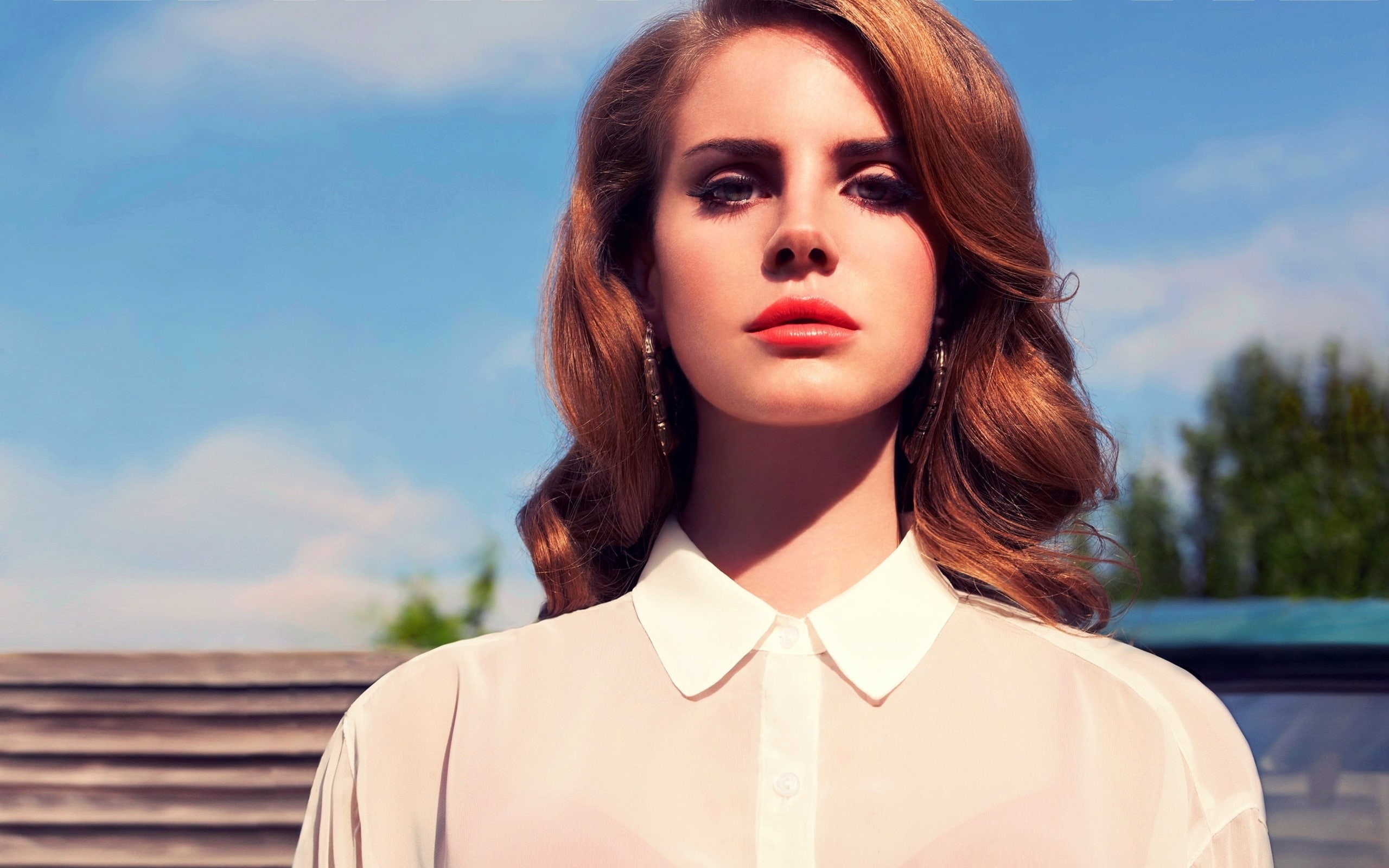 haired, Lana, 2K, brown, Del, woman, Rey, HD Wallpaper