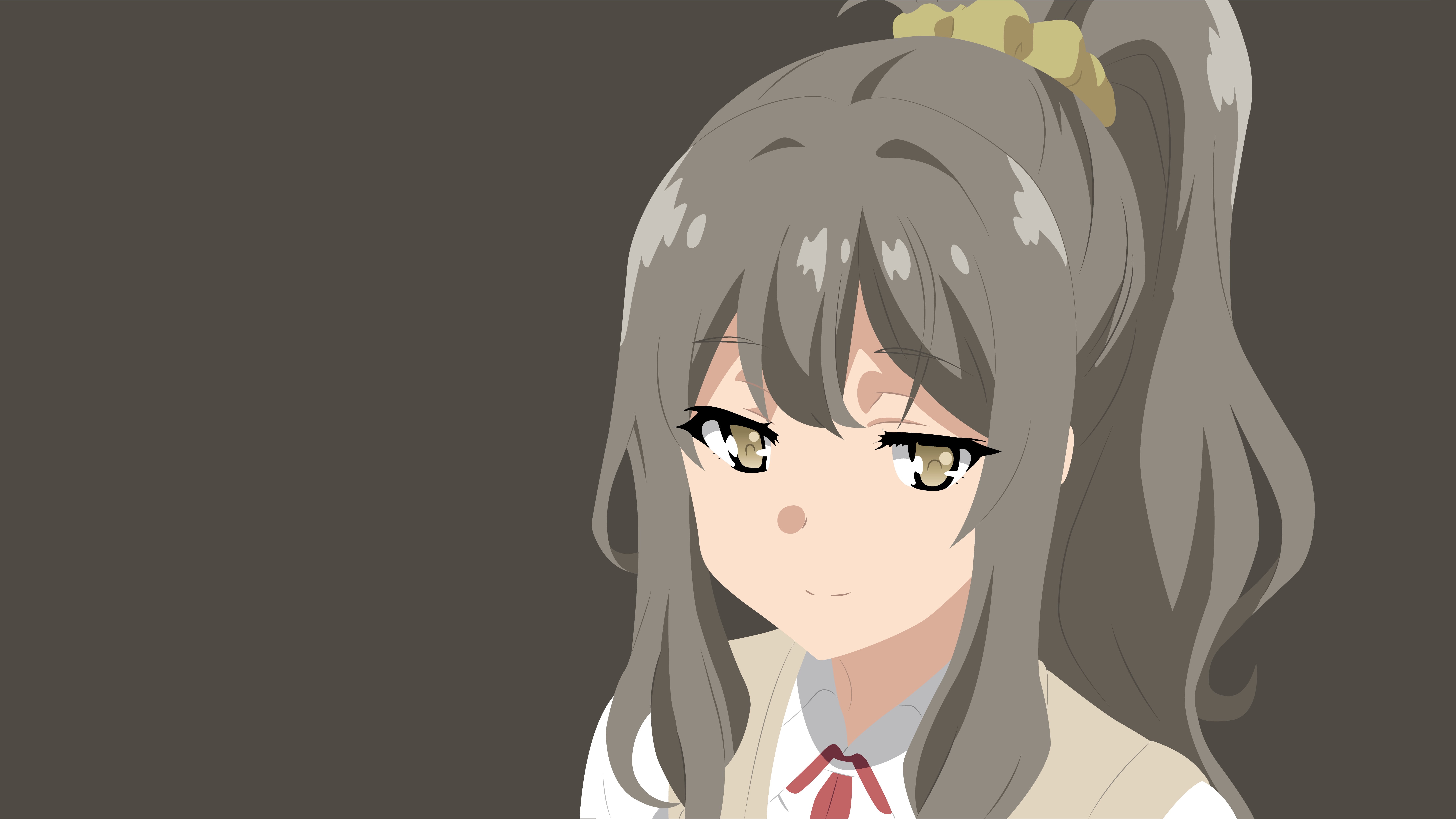 8K, Anime, Rascal Does Not Dream of Bunny Girl Senpai, Rio Futaba, HD Wallpaper