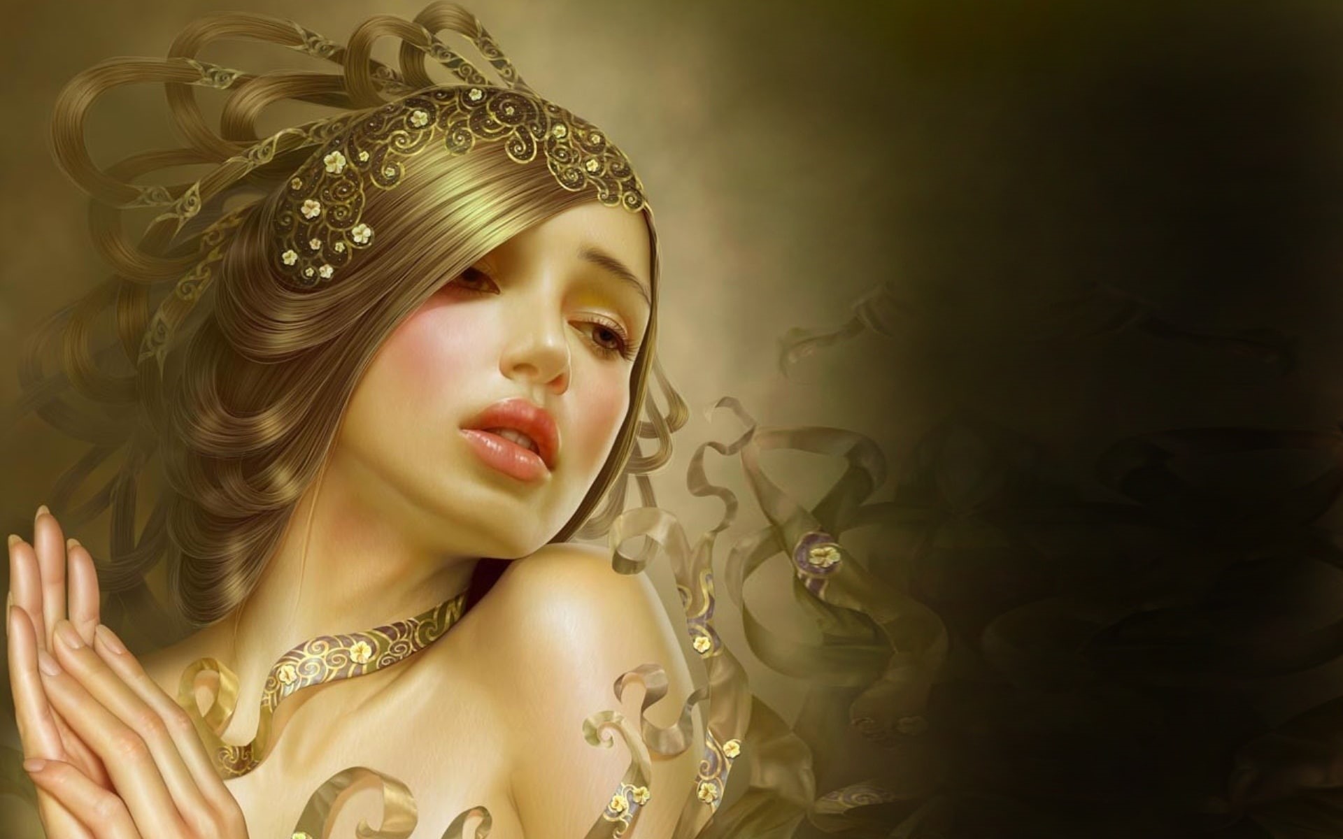 Fantasy, 1080P, Beautiful, Girl, HD Wallpaper
