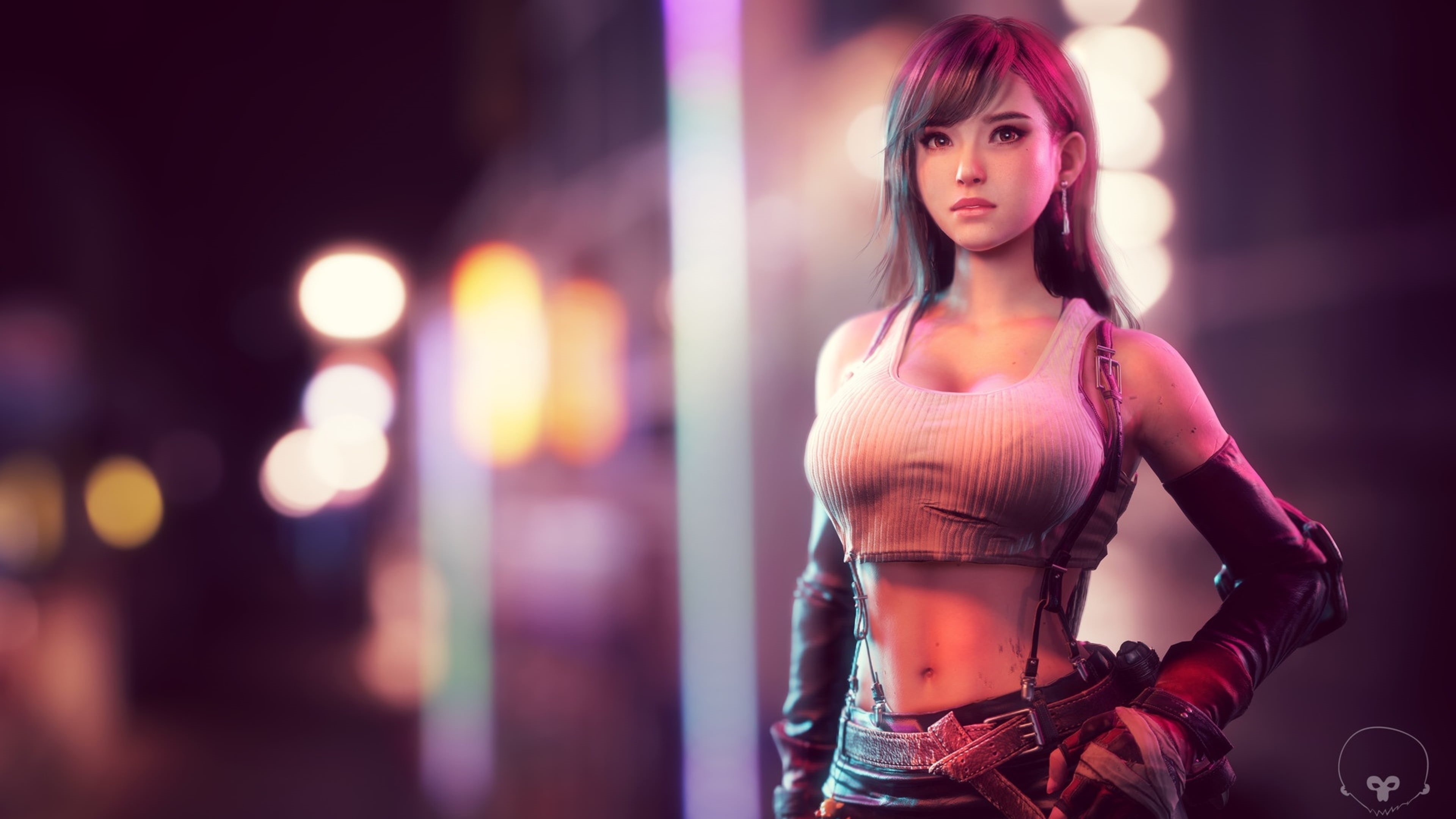 Final Fantasy, Tifa Lockhart, 4K, girl, HD Wallpaper