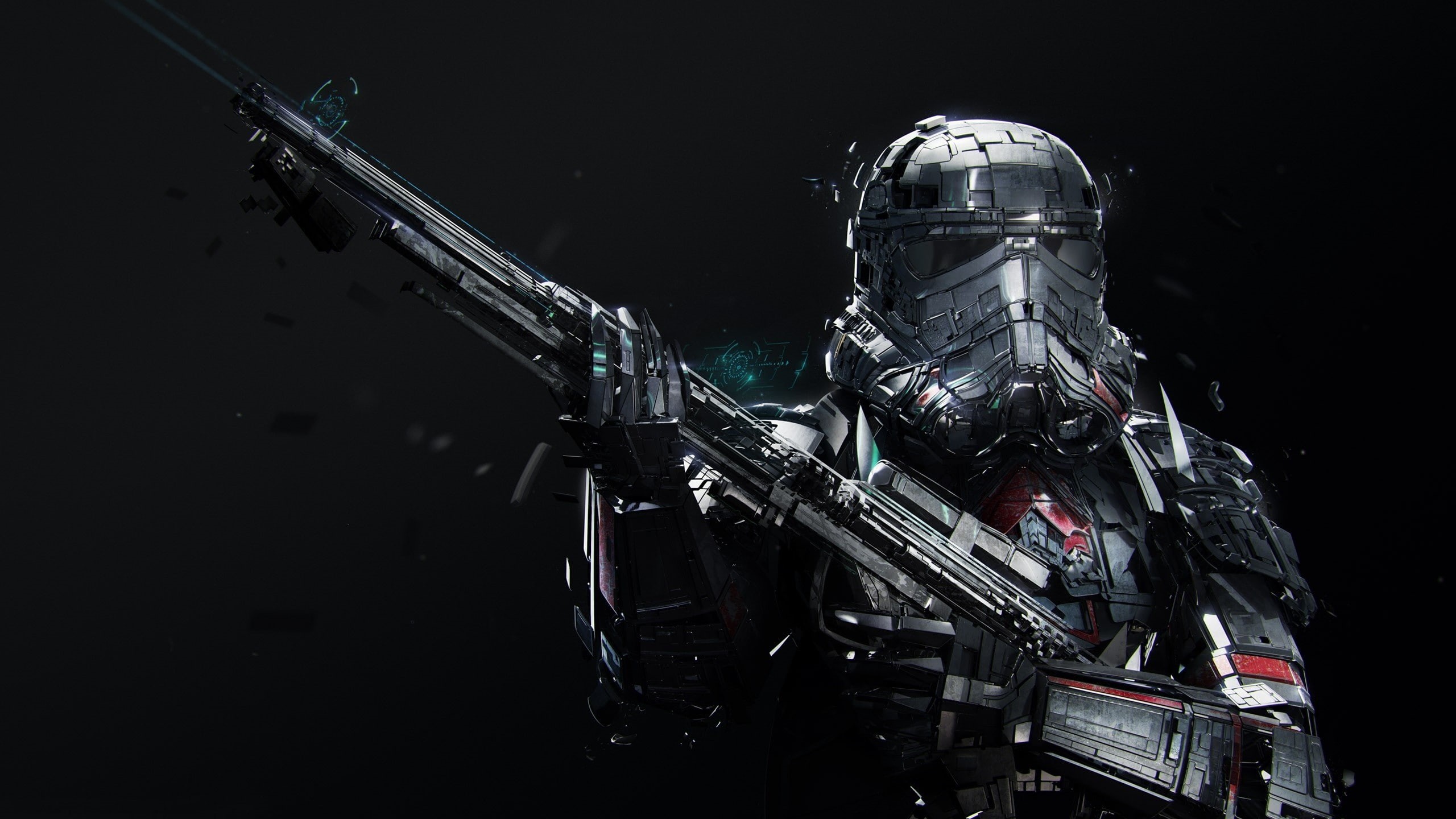 Imperial Death Trooper, realistic, Star Wars, 2K, HD Wallpaper