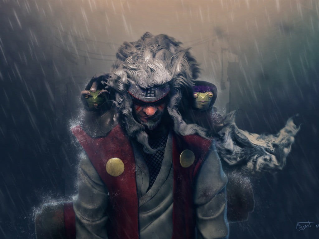 art and craft, costume, manga, waist up, 2012 (Year), one person, clothing, representation, fantasy art, beards, 480P, Jiraiya, outdoors, leisure activity, HD Wallpaper