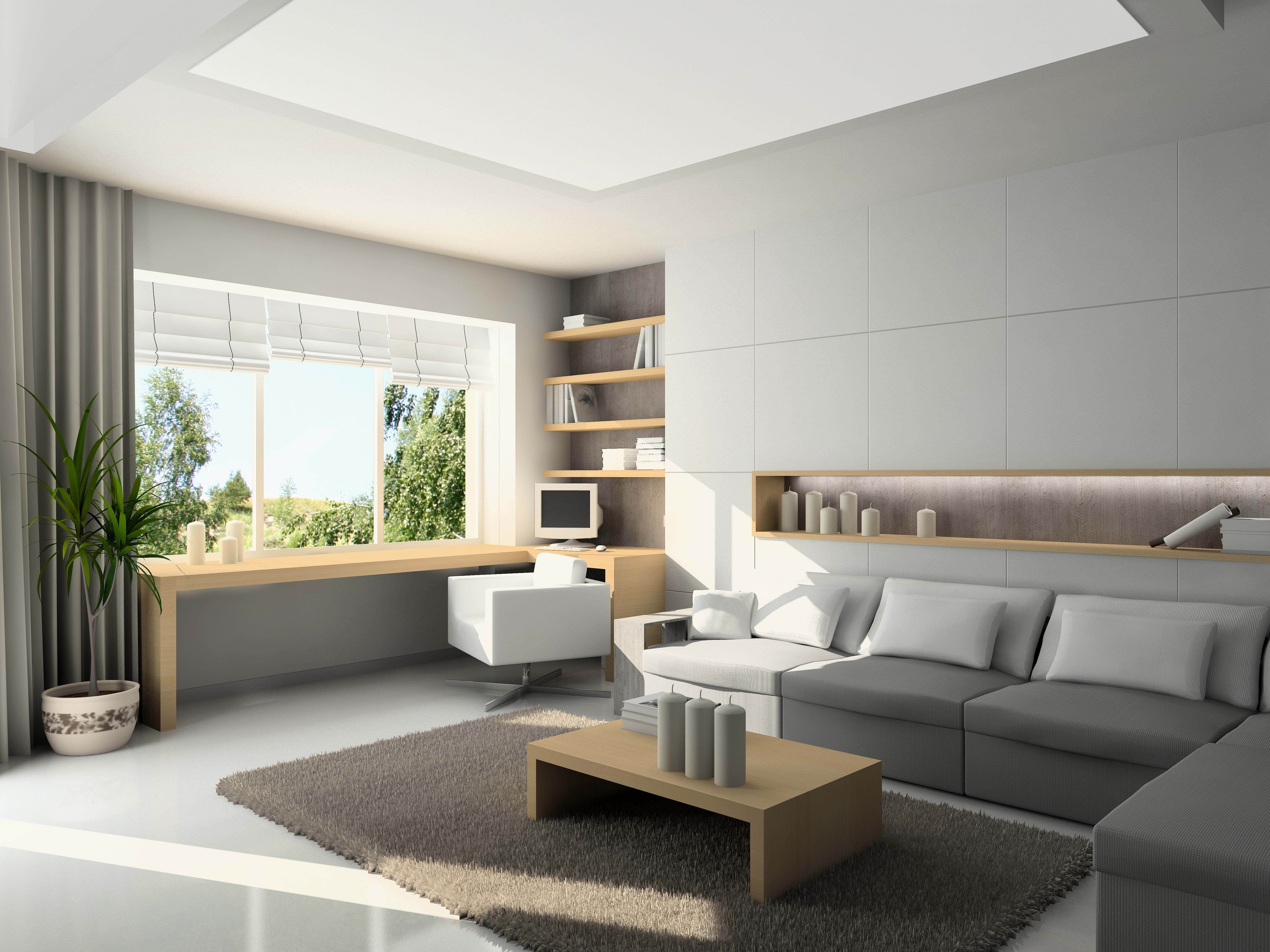 decoration, chair, domestic Room, cozy, residential Building, electric Lamp, home showcase interior, 5K, wealth, window, residential District, luxury, HD Wallpaper