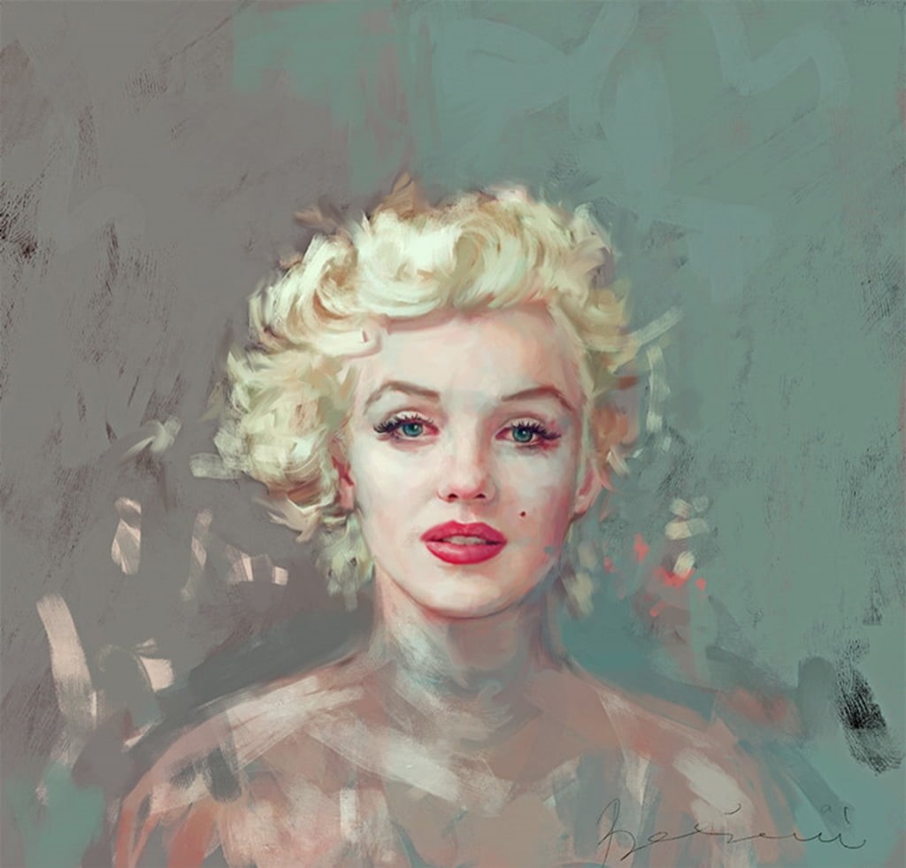 lipstick, portrait, Marilyn Monroe, make-up, beauty, ivana besevic, real people, girl, actress, digital composite, hair, hairstyle, beautiful woman, 480P, HD Wallpaper