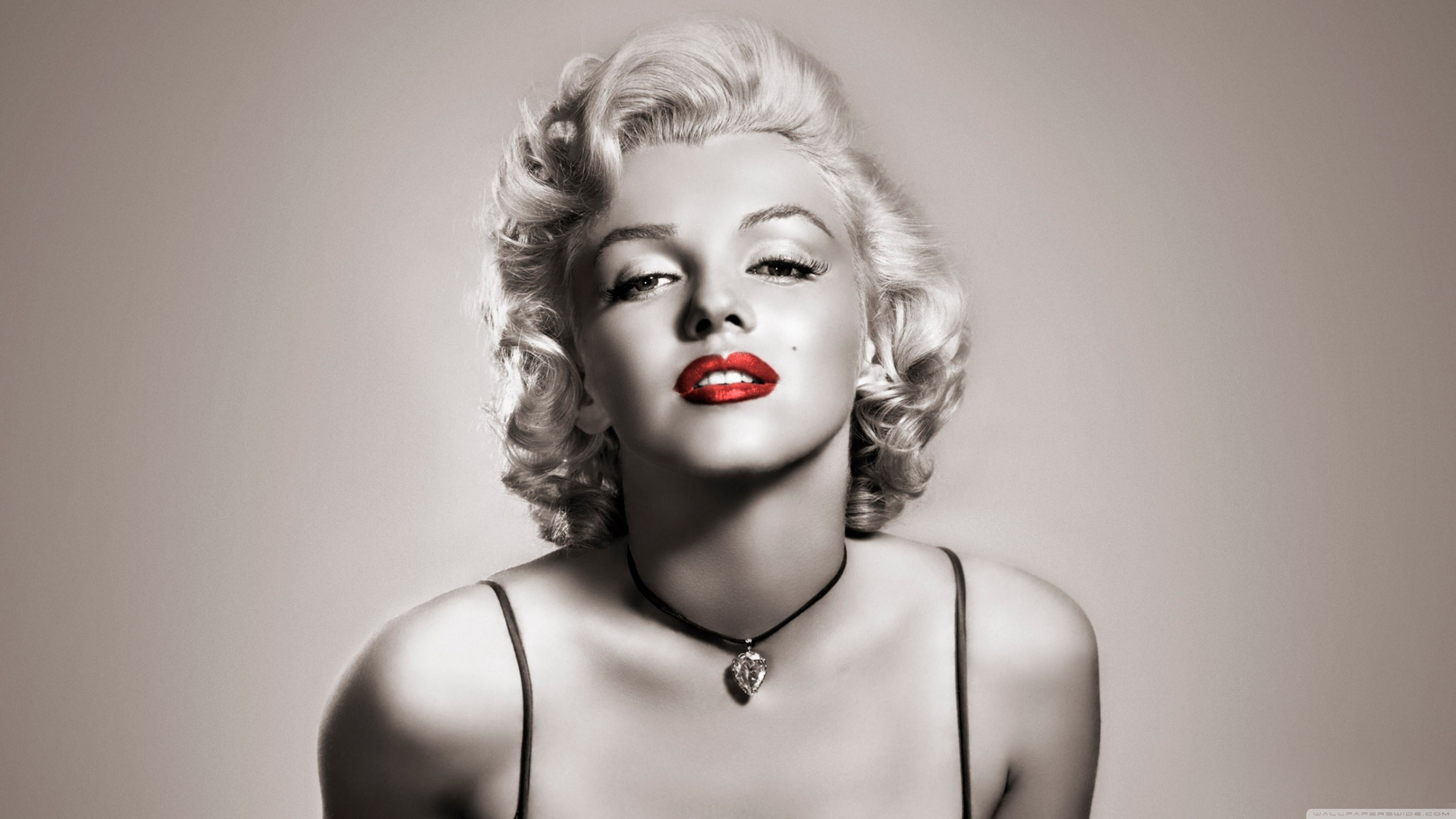 blonde, actress, 4K, Marilyn Monroe, HD Wallpaper