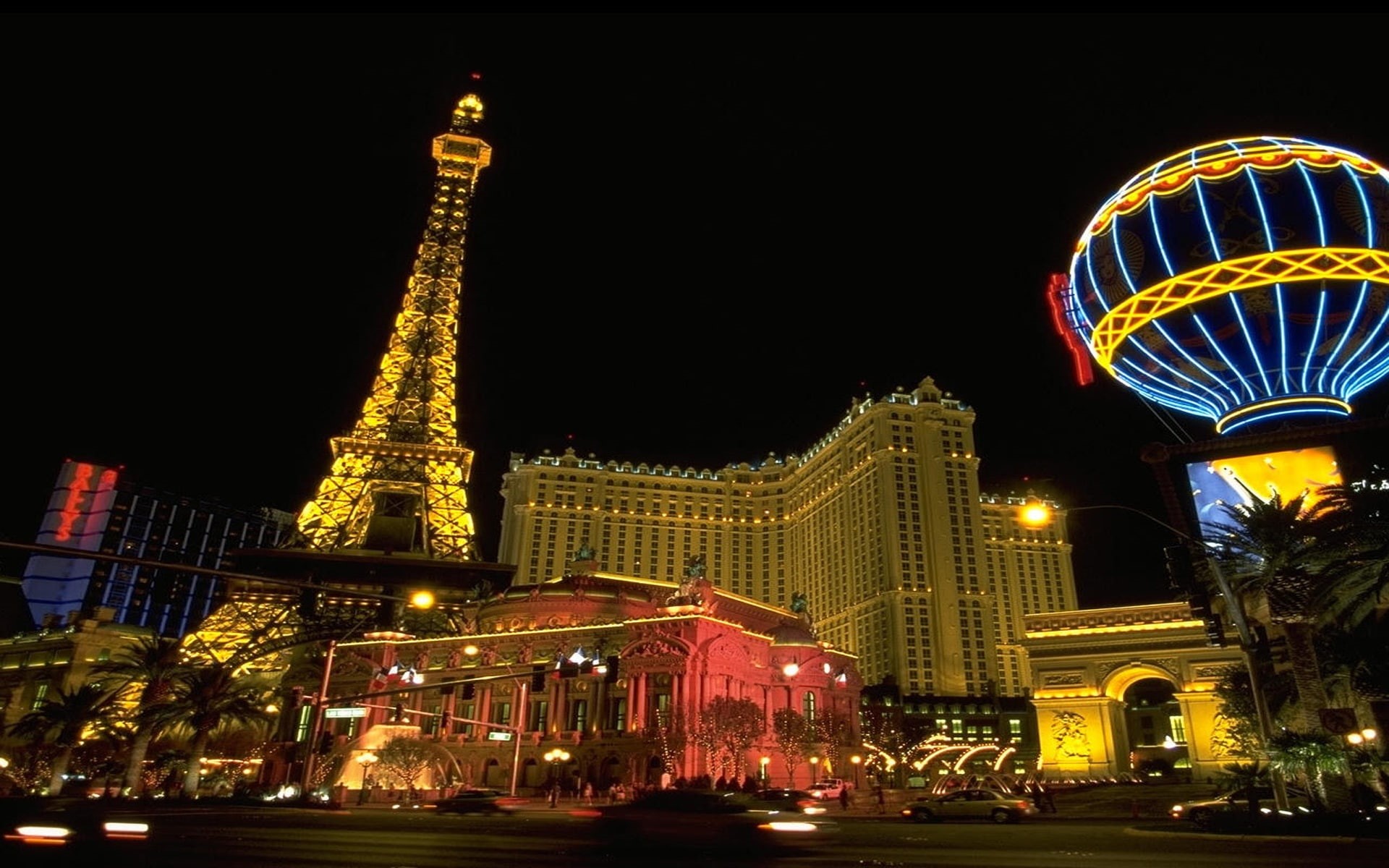 las, nevada, america, hd, north, vegas, hotel, paris, 1080P, HD Wallpaper